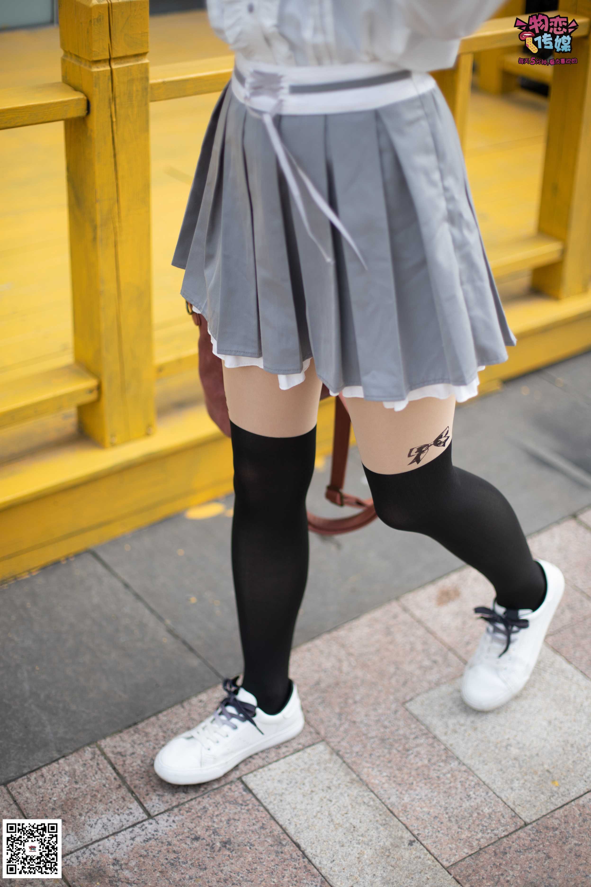 物恋传媒 No.046 日系制服风，搭配Q萌连裤袜  [207P+969MB]