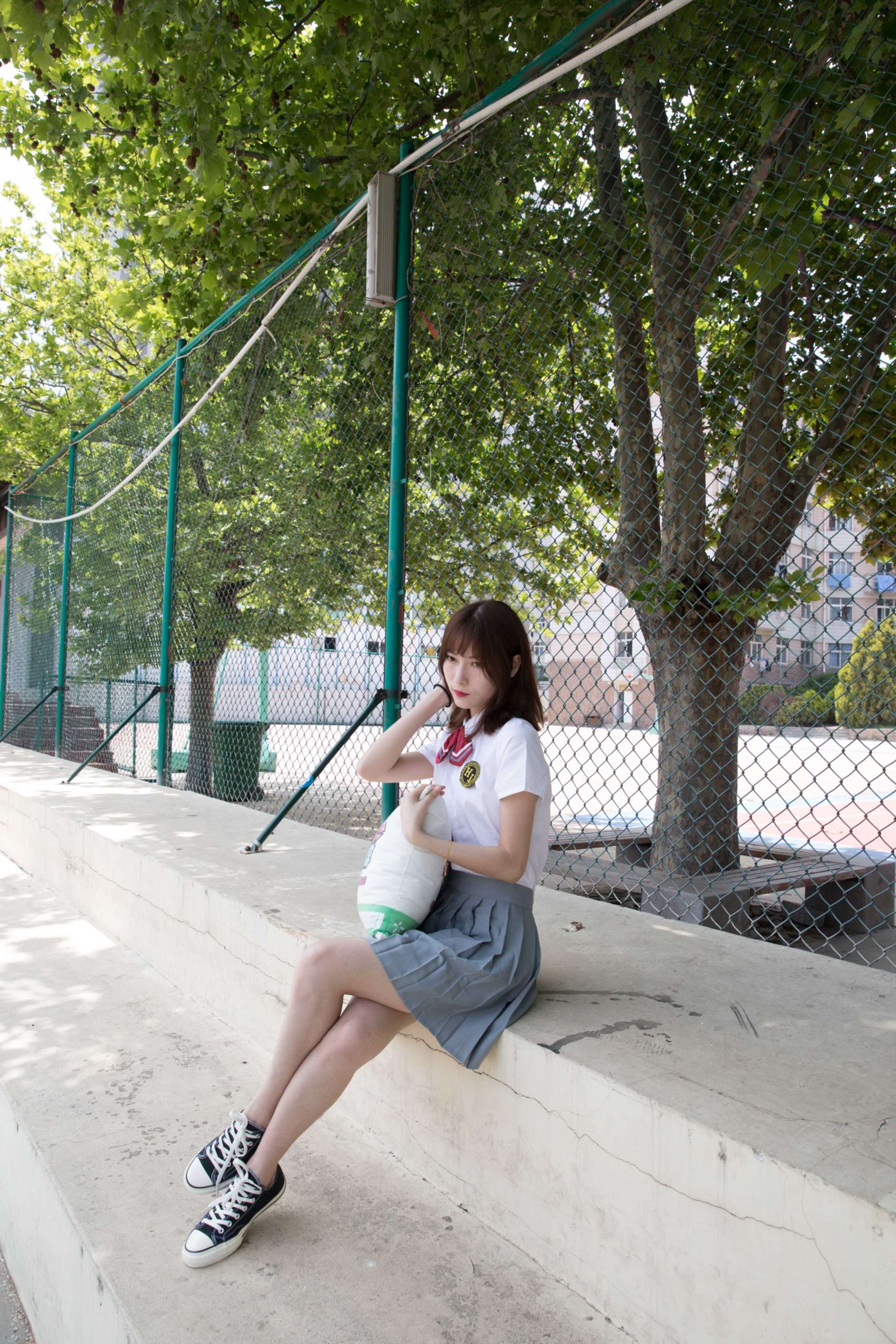 物恋传媒 No.156 案例猫耳-操场、校服、帆布鞋与船袜  [172P+1V4.31G]