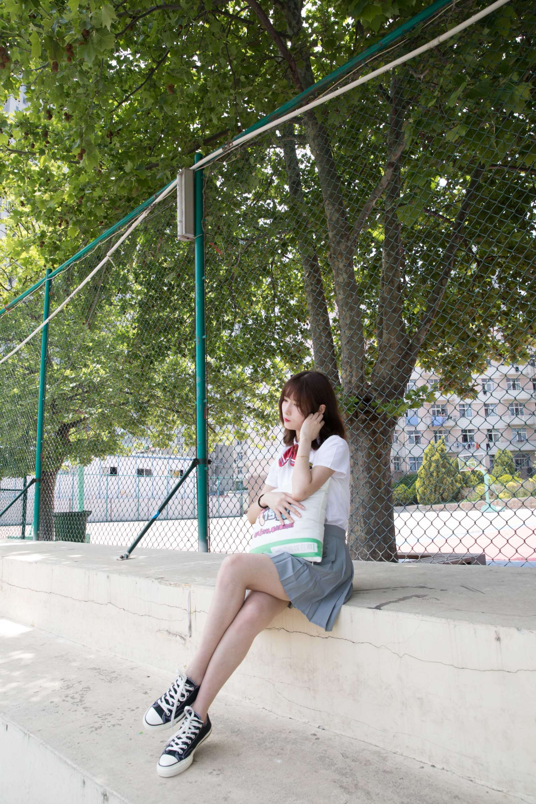 物恋传媒 No.156 案例猫耳-操场、校服、帆布鞋与船袜  [172P+1V4.31G]