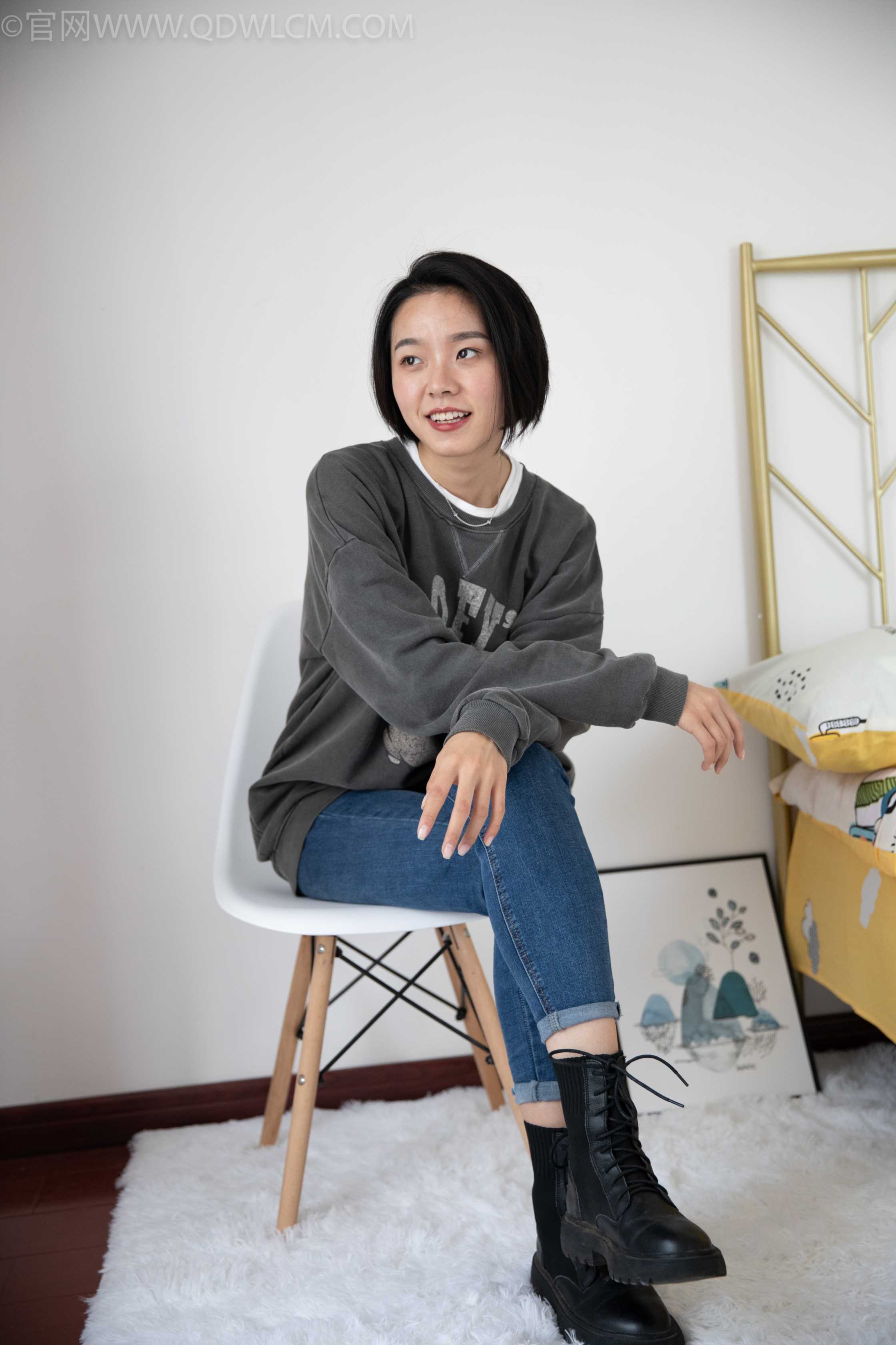 物恋传媒 NO.1186 小飞-马丁靴白色短棉袜 [117+1V／2.55GB] 插图5