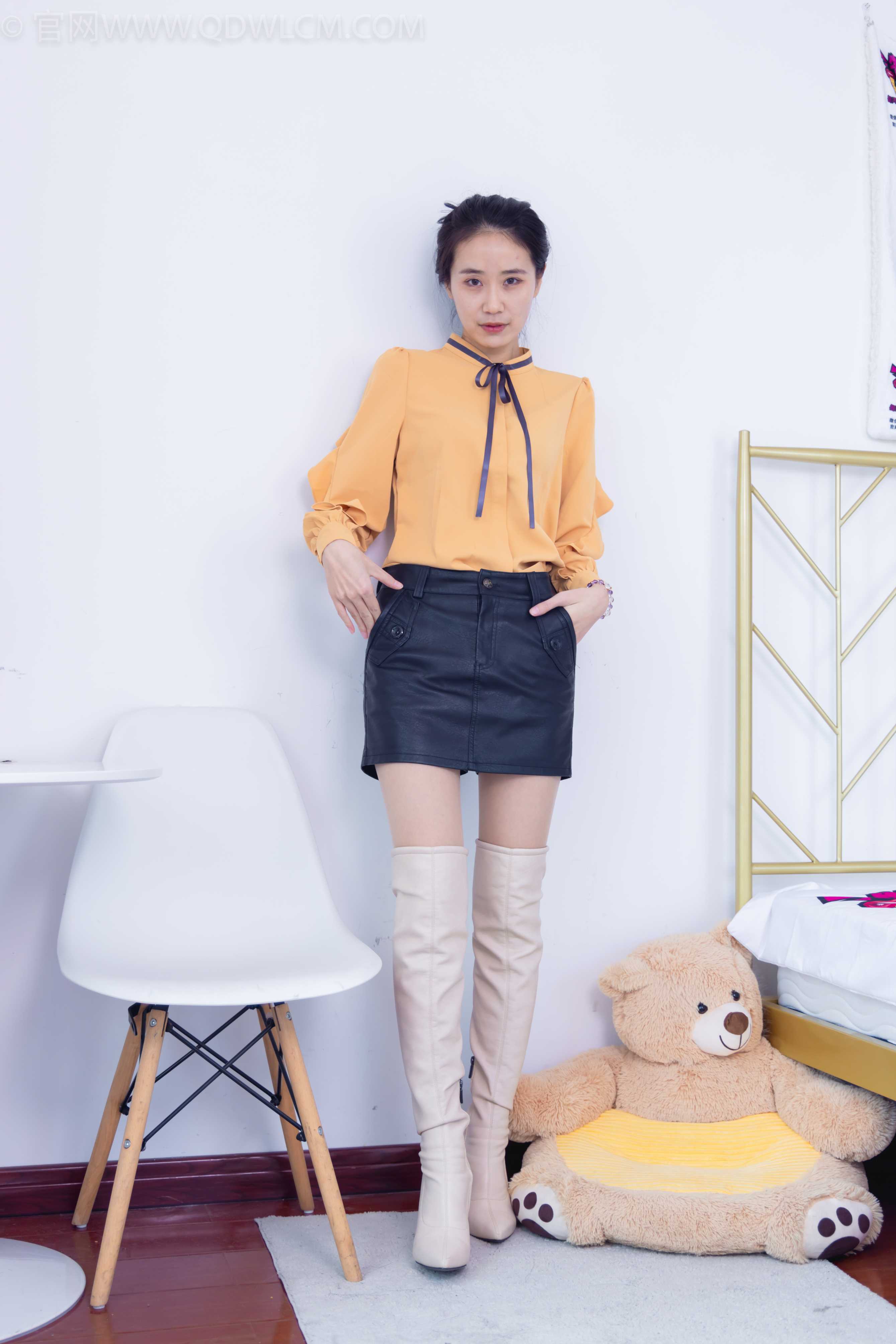 物恋传媒 NO.1496 菜菜-橘色郁金香 [176P+1V／3.44GB]