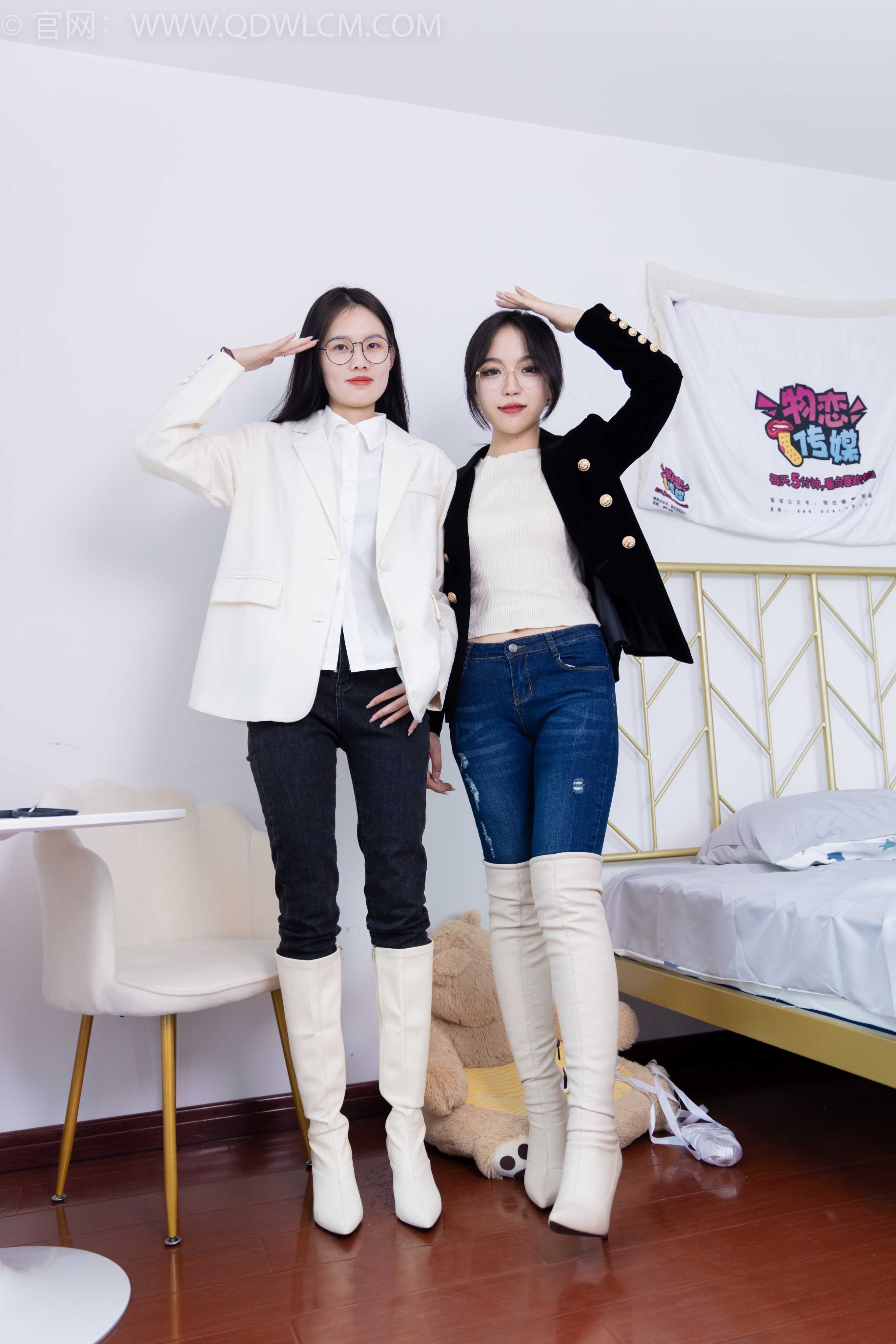 物恋传媒 NO.1687 纱纱&amp;颜颜-玻璃上的雨滴 [150P-1V-5.51G]