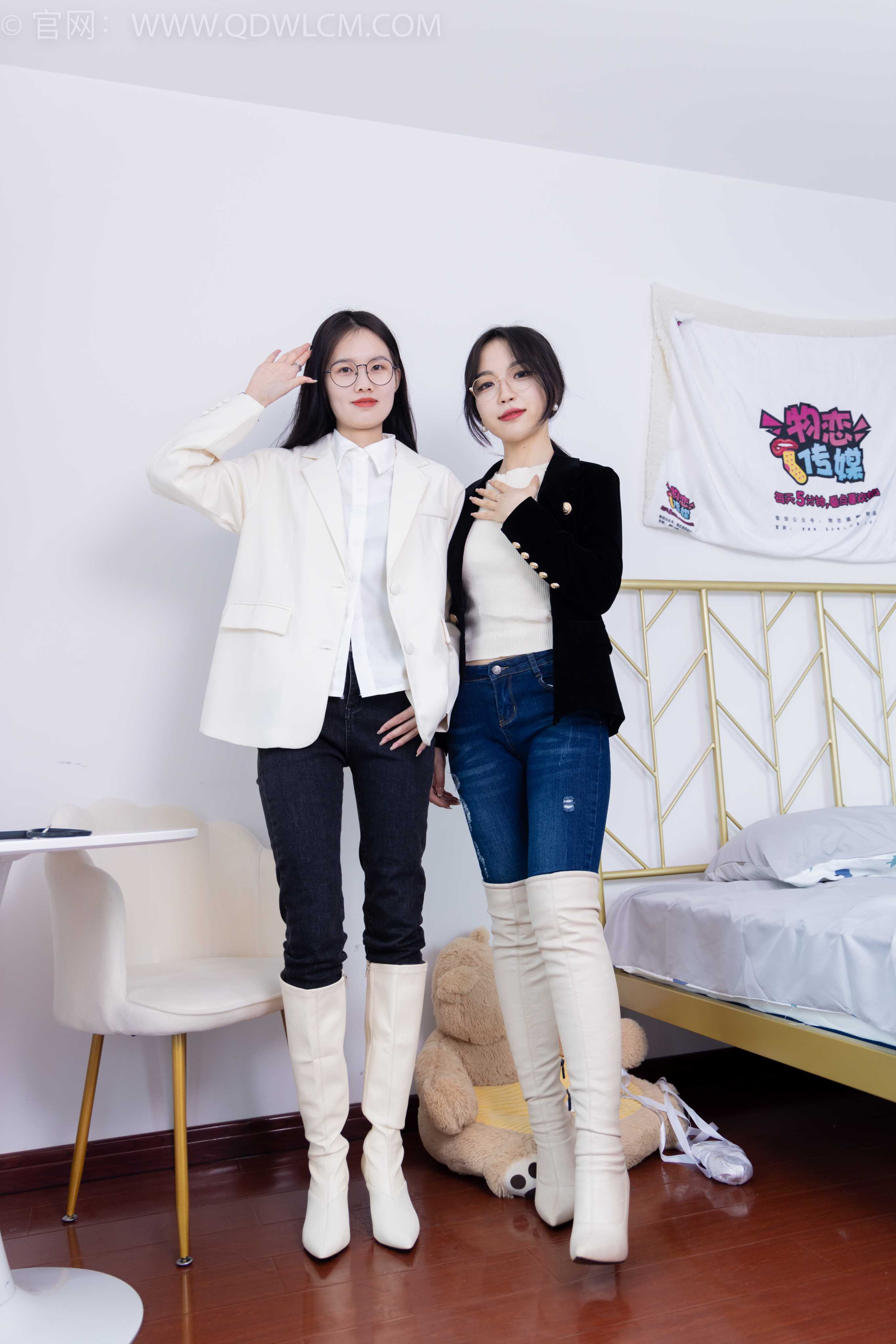 物恋传媒 NO.1687 纱纱&amp;颜颜-玻璃上的雨滴 [150P-1V-5.51G]