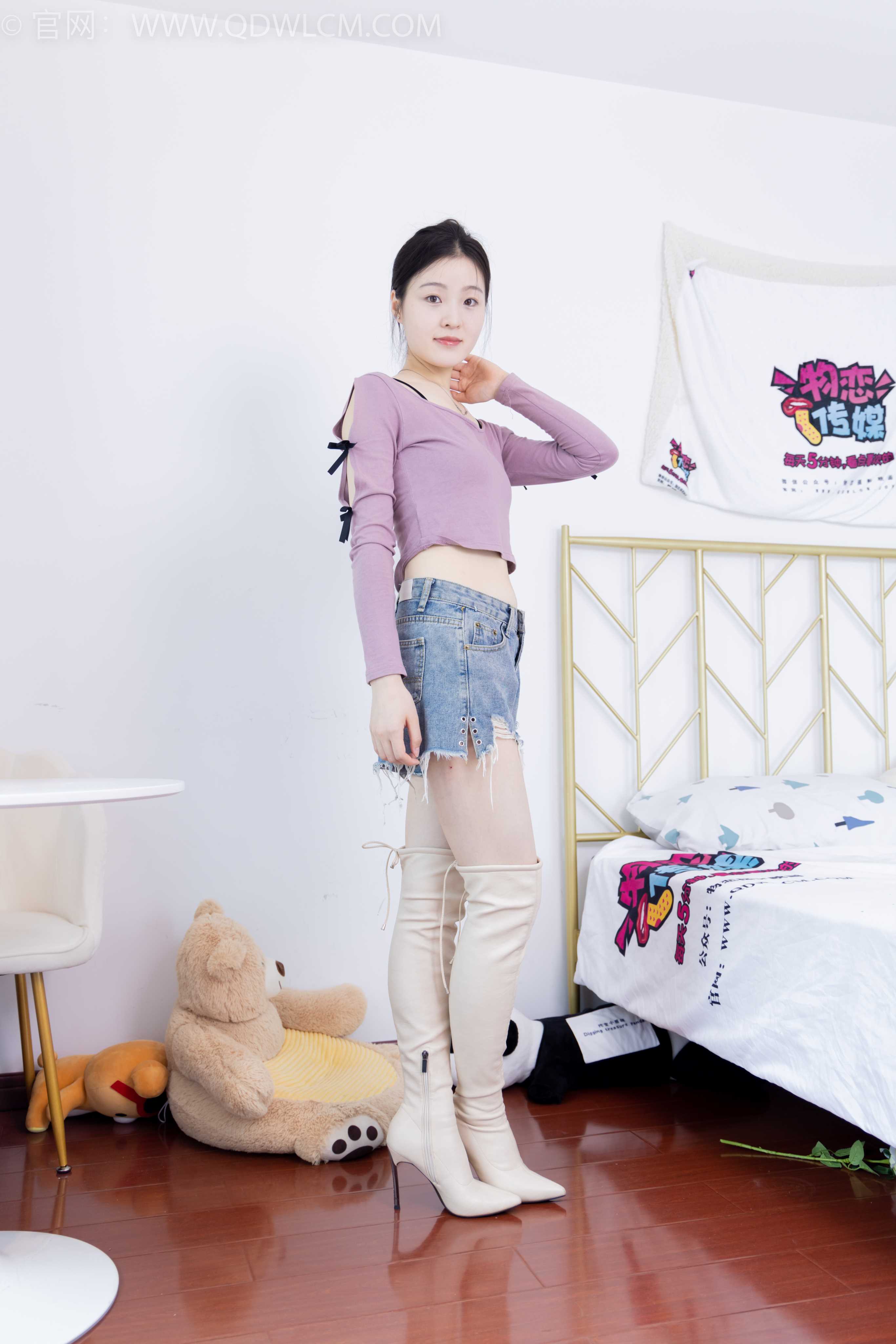 物恋传媒 NO.1871 青柠-紫色的兔子 [170P-1V-3.95G] 插图5