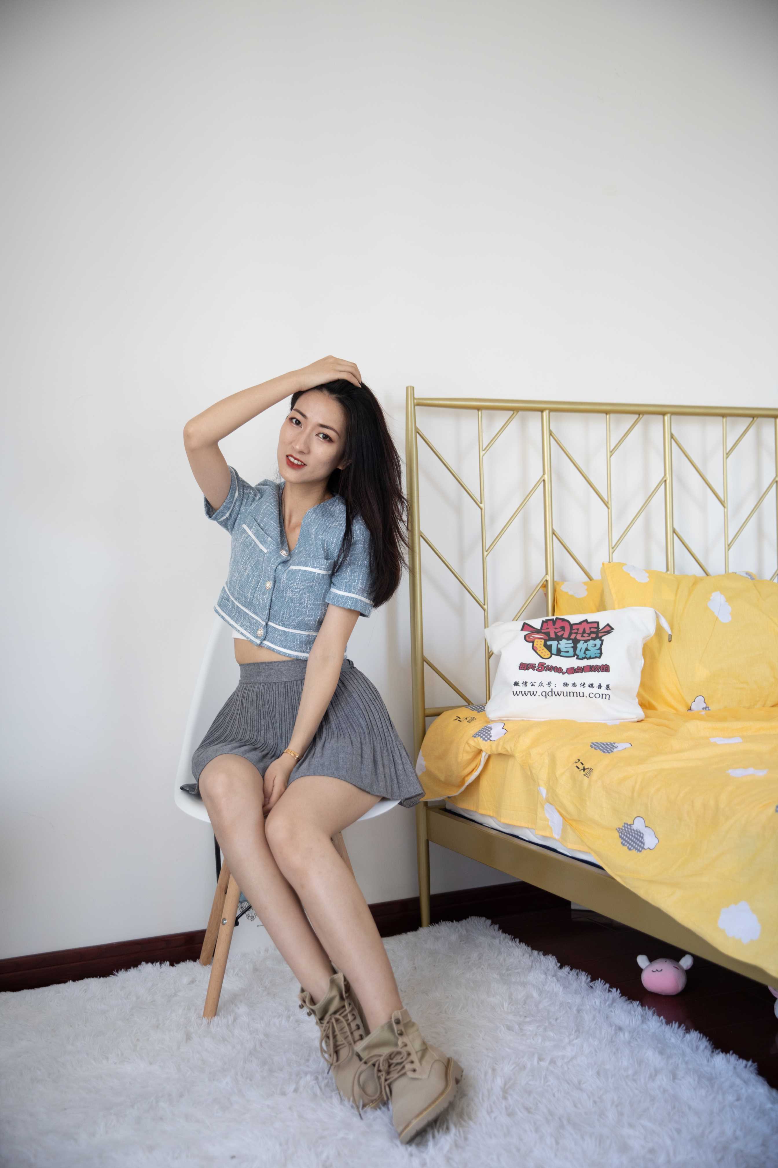 物恋传媒 No.494 小茶-浅蓝 [151P+1V4.12G]