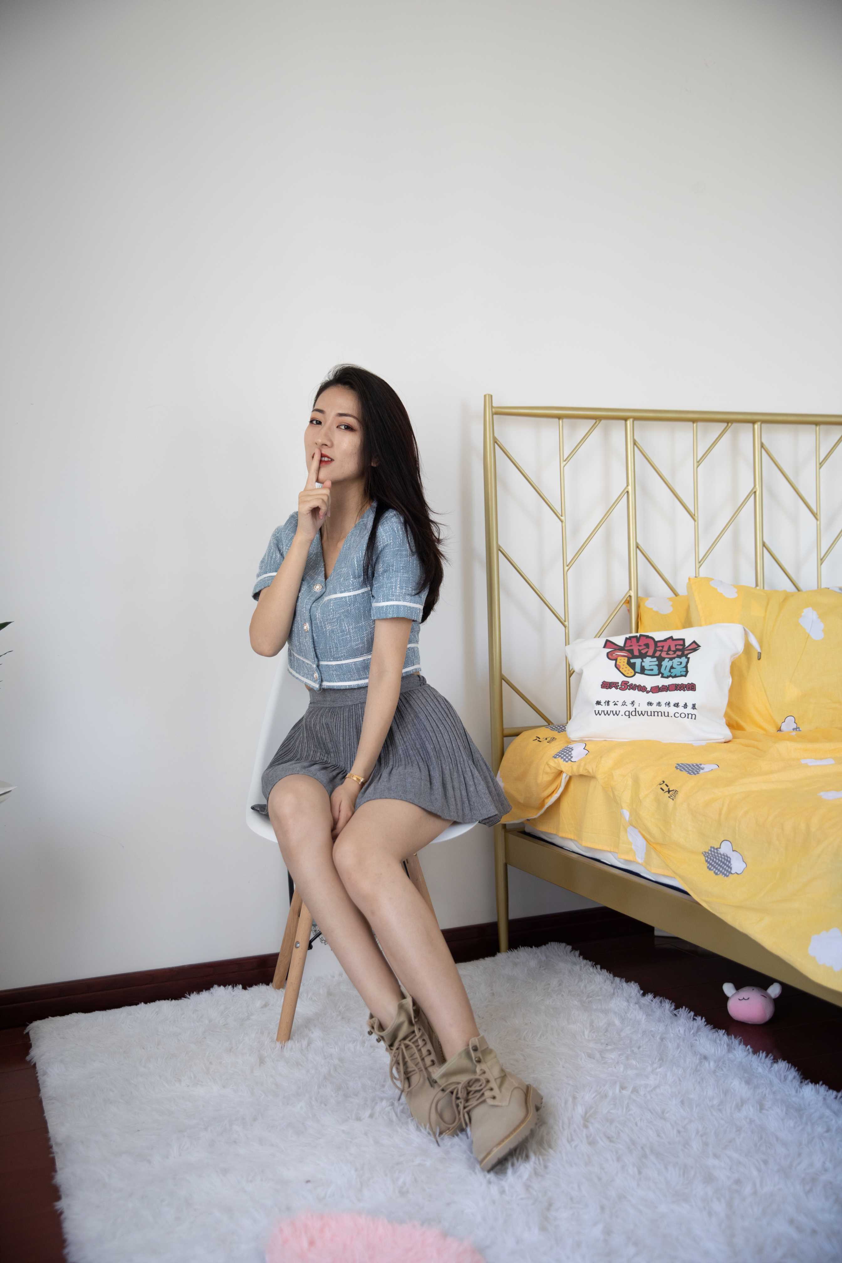 物恋传媒 No.494 小茶-浅蓝 [151P+1V4.12G]