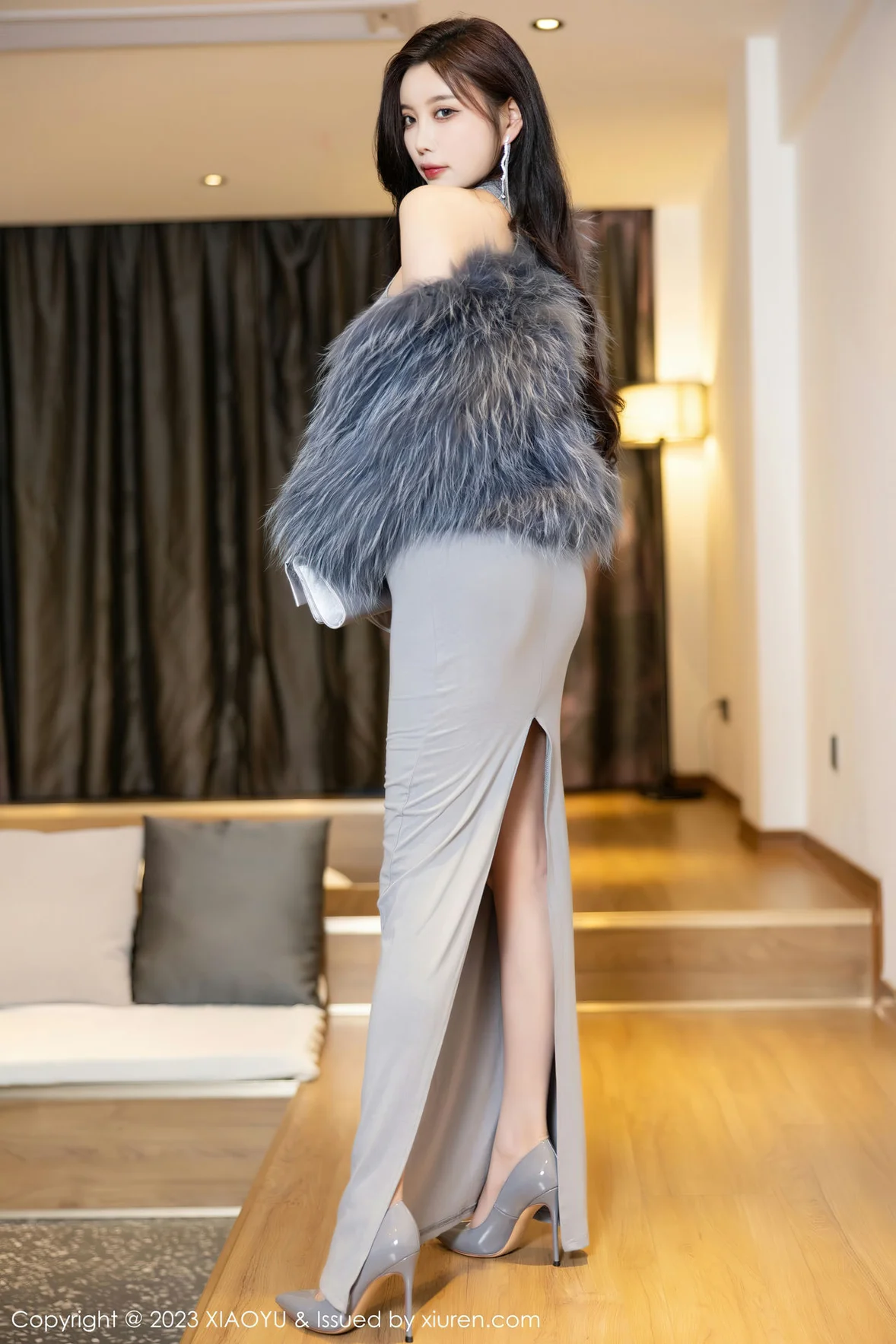 XIAOYU 语画界 Vol.1051 杨晨晨Yome 灰色镂空连衣贵州旅拍 [88P]