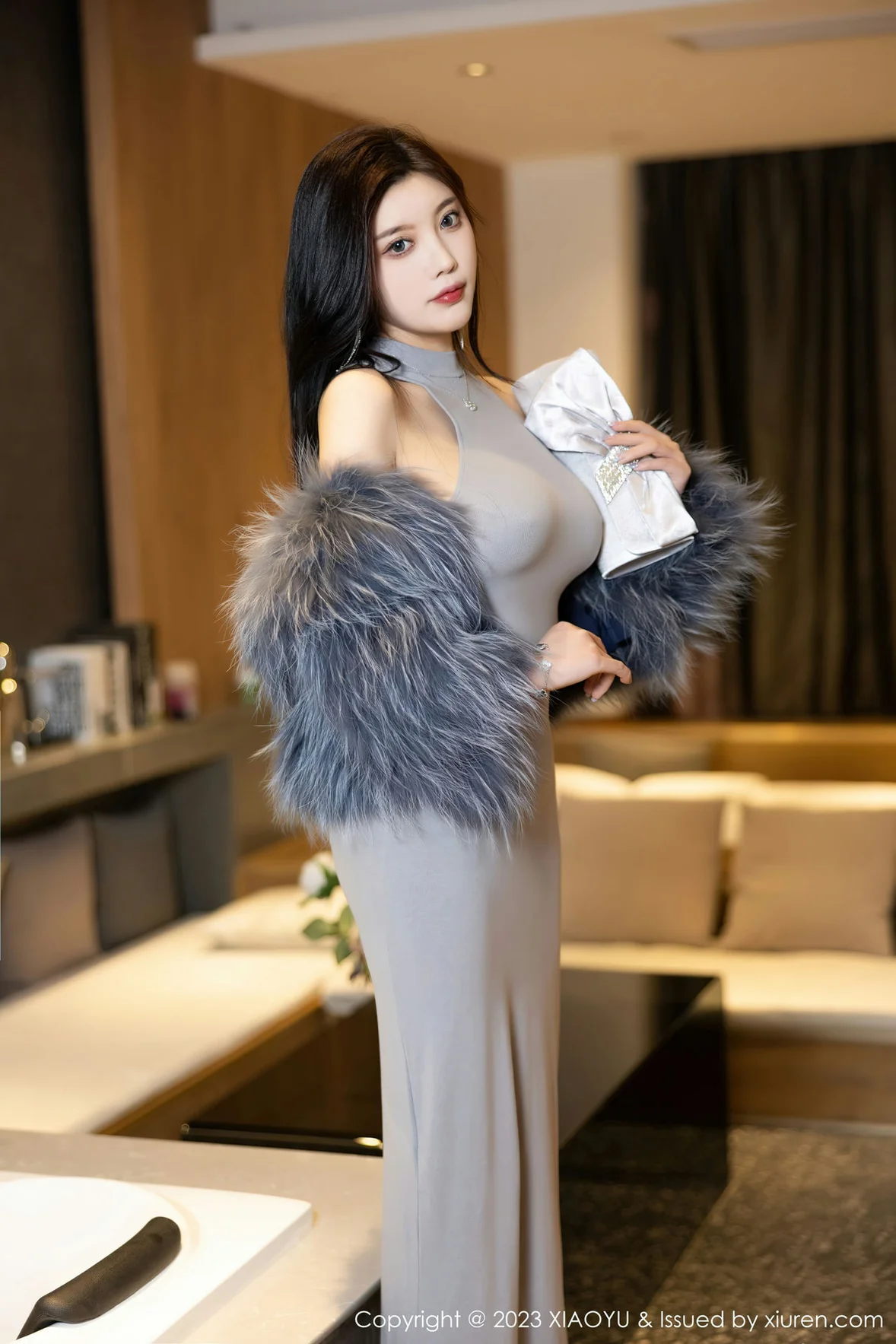 XIAOYU 语画界 Vol.1051 杨晨晨Yome 灰色镂空连衣贵州旅拍 [88P]