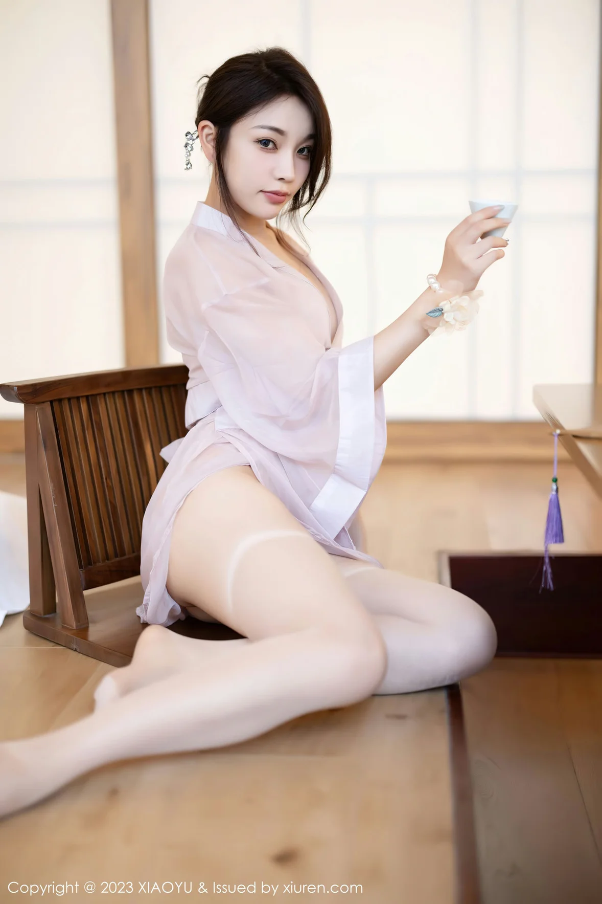 XIAOYU 语画 Vol.1076 徐莉芝Booty 轻透薄纱服饰性感写真 [85P]