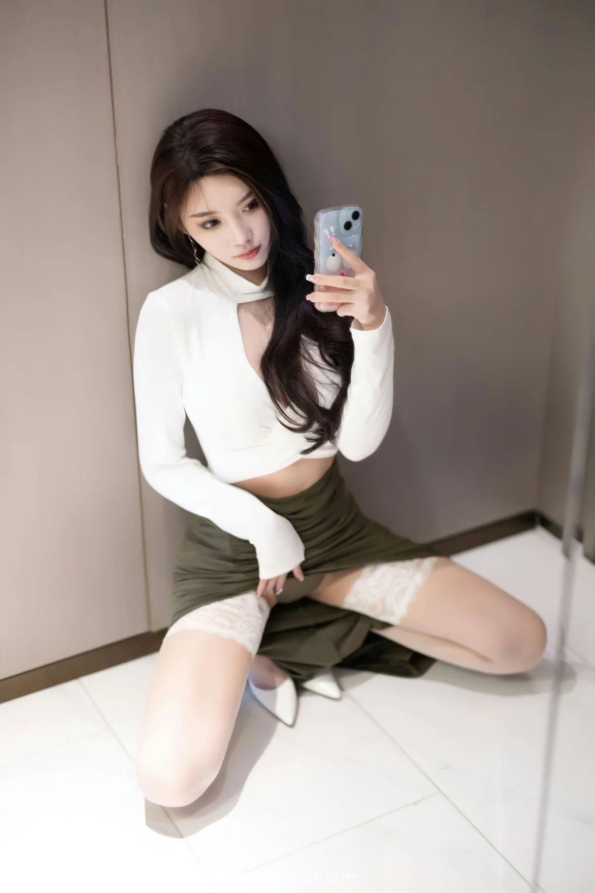 XIAOYU 语画 Vol.1080 杨晨晨Yome 绿色短裙性感写真 [86P]