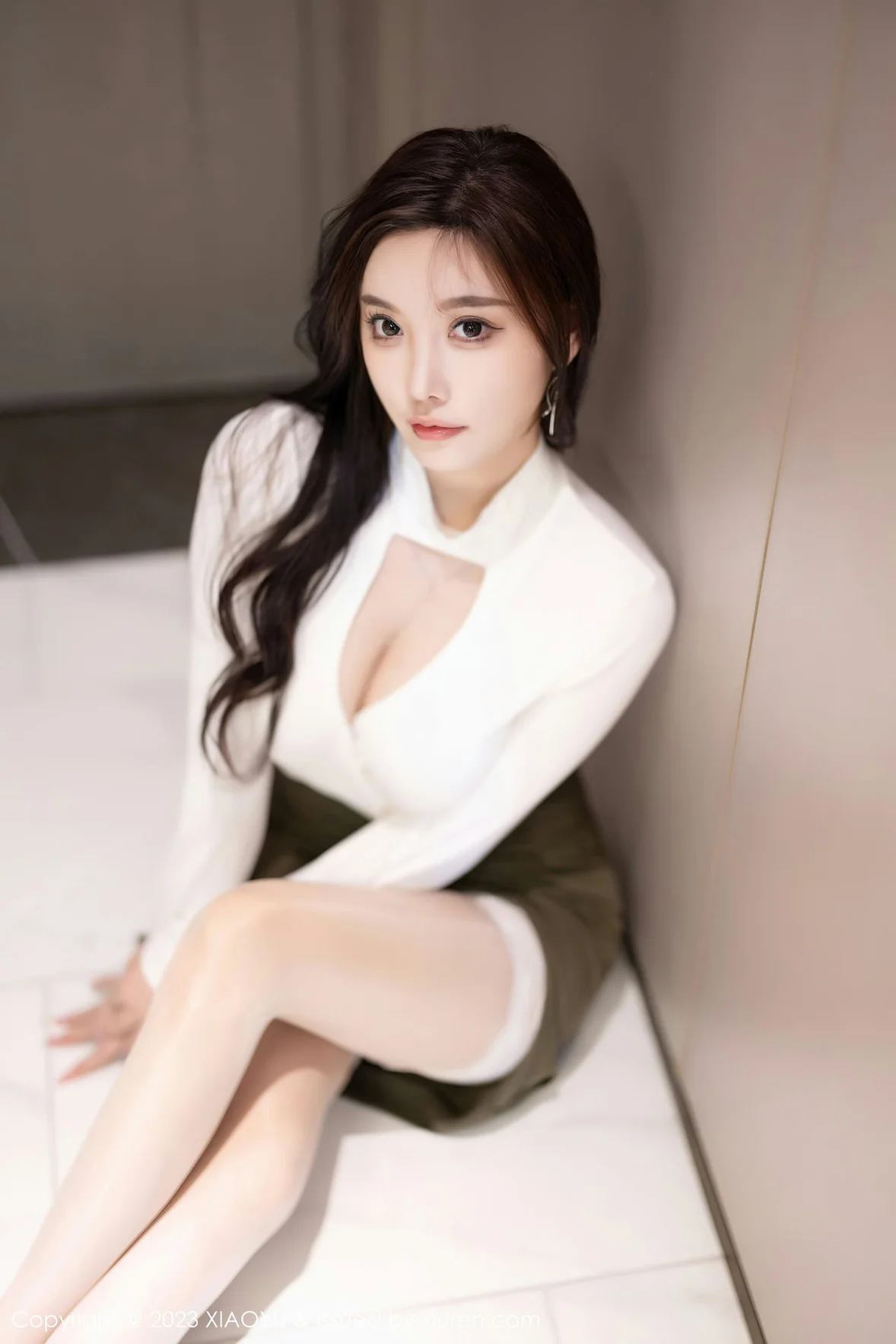 XIAOYU 语画 Vol.1080 杨晨晨Yome 绿色短裙性感写真 [86P]