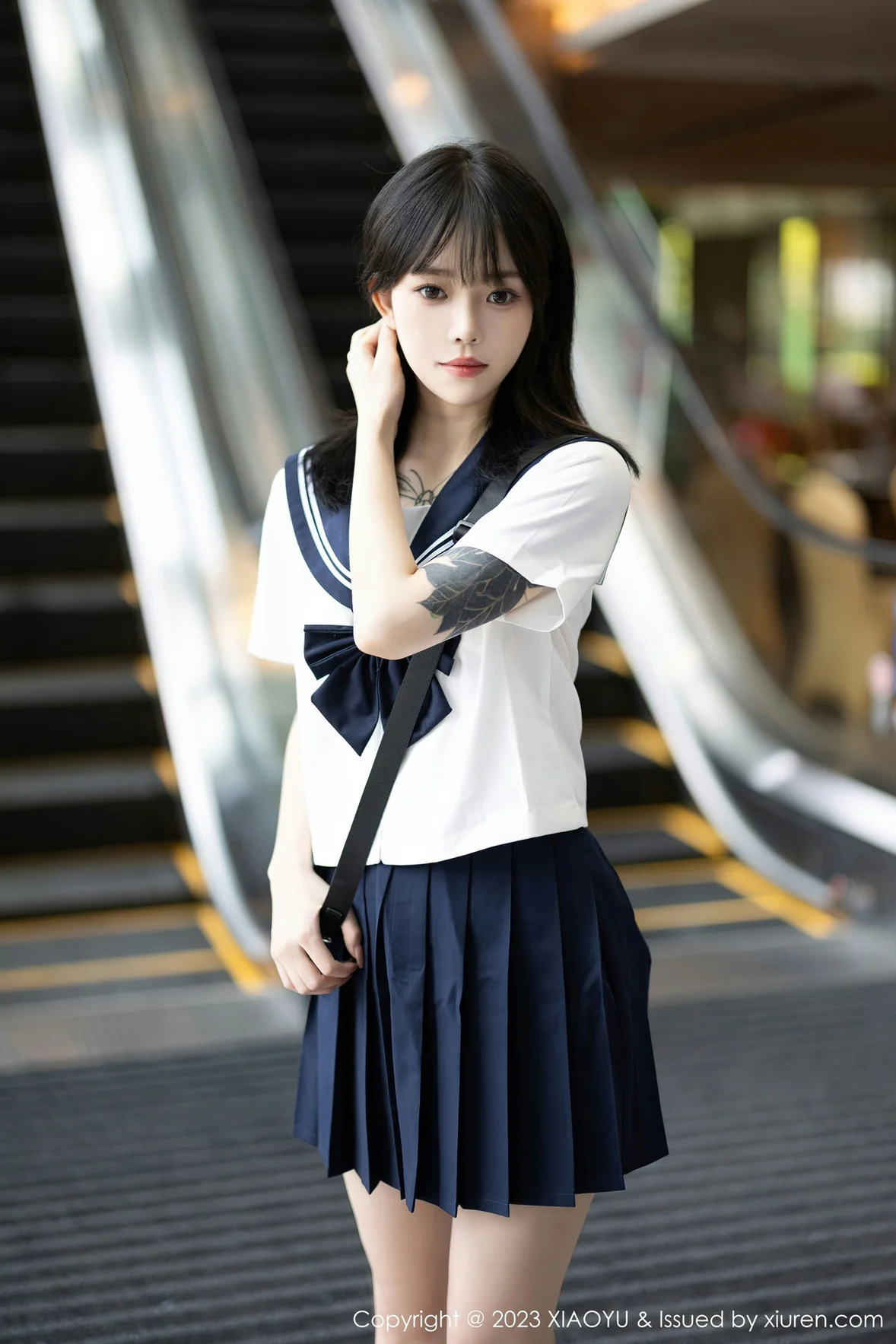 XIAOYU 语画 Vol.1087 奶瓶. 白色学妹服饰性感写真 [89P]