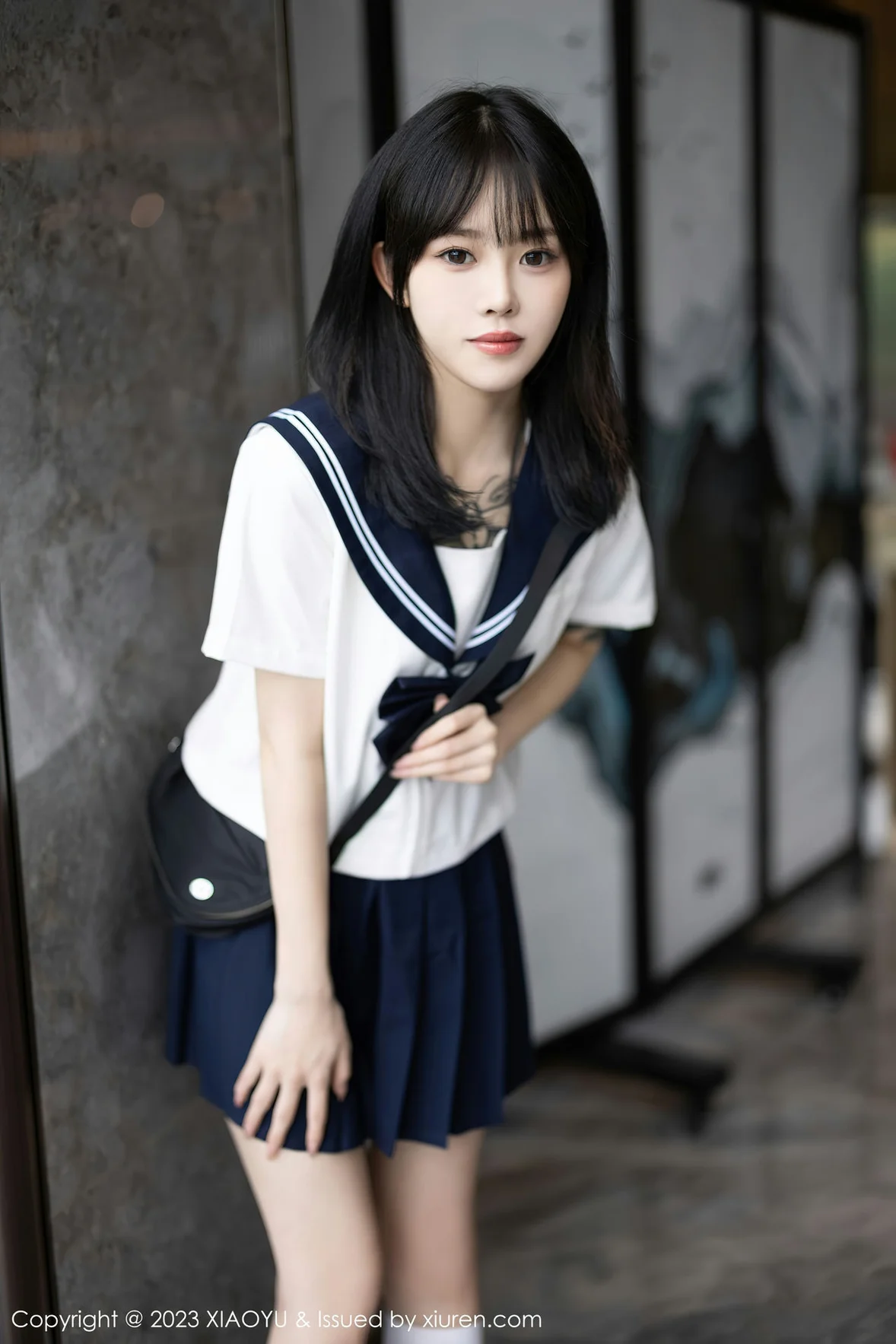 XIAOYU 语画 Vol.1087 奶瓶. 白色学妹服饰性感写真 [89P]