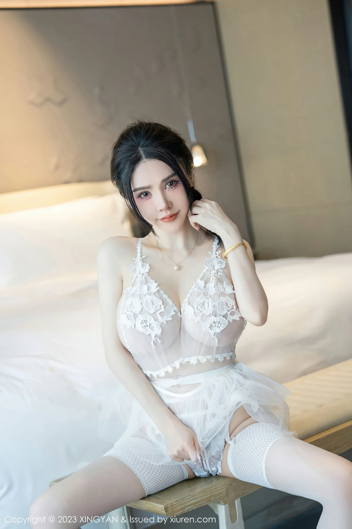 星颜社 Vol.196 潘娇娇 蕾丝轻透情趣性感写真 [81P]