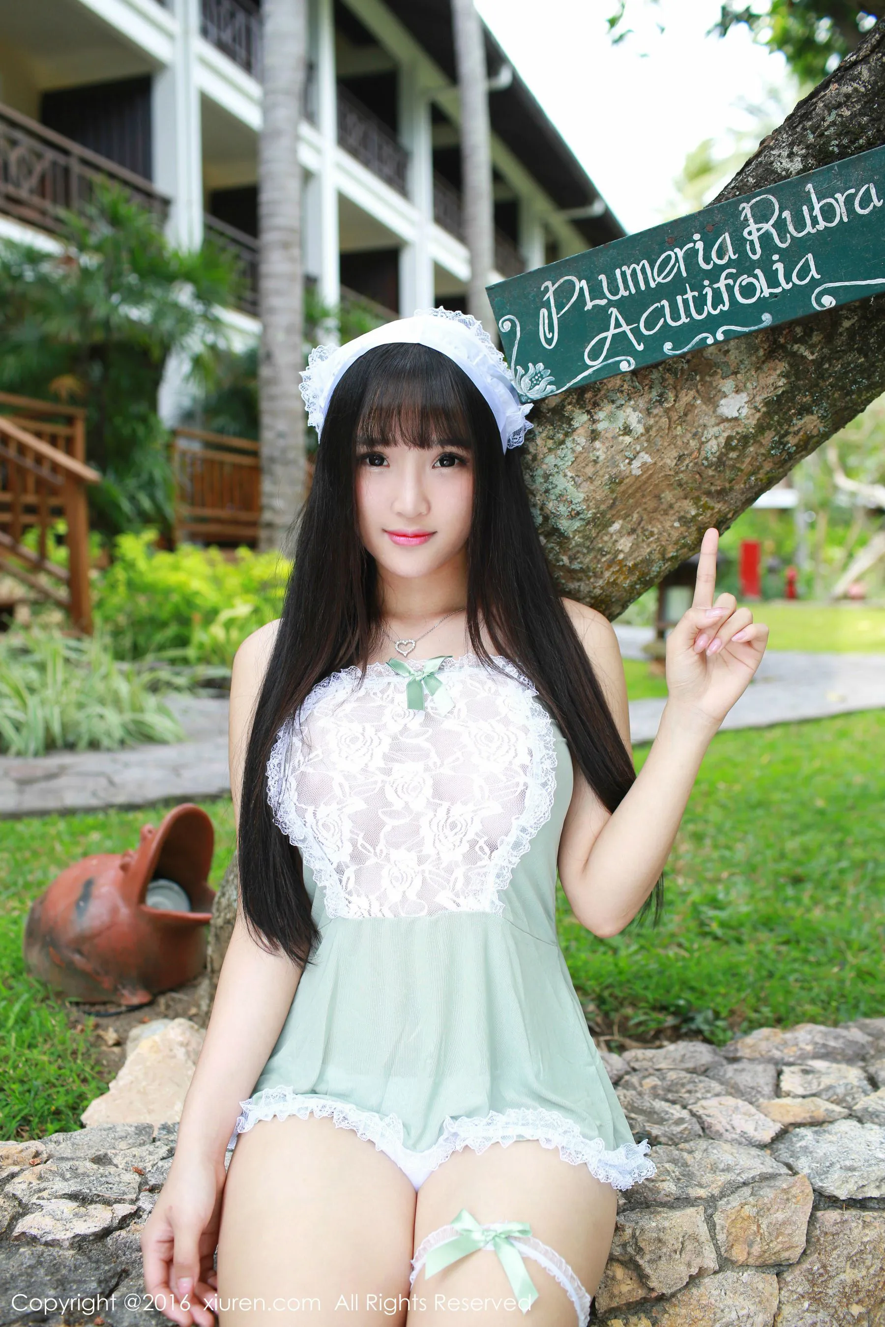 夏瑶baby《清新女仆装+可爱内衣》 秀人网 No.463