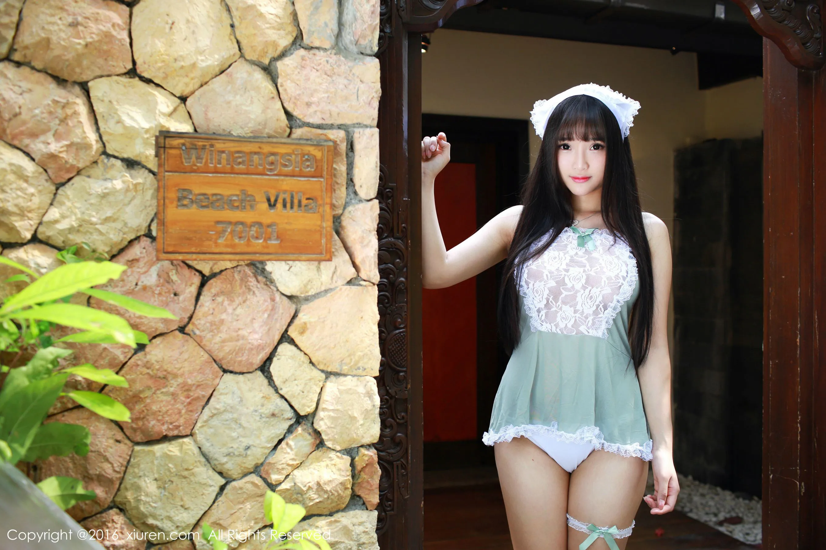 夏瑶baby《清新女仆装+可爱内衣》 秀人网 No.463