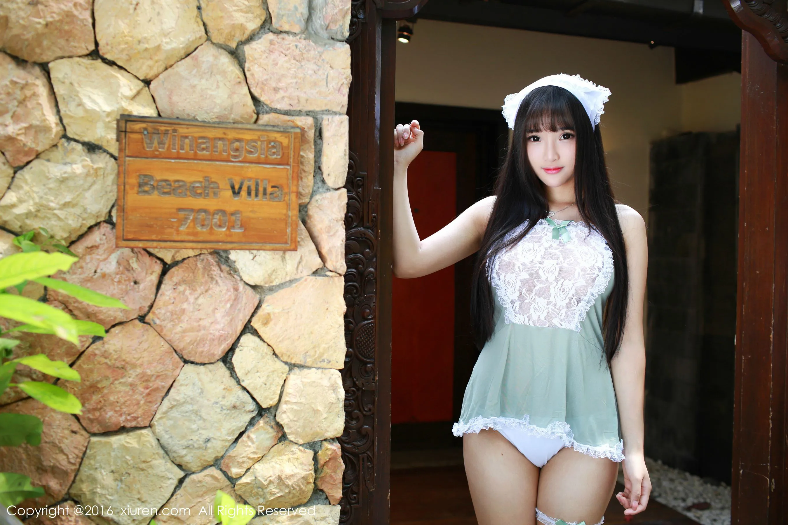 夏瑶baby《清新女仆装+可爱内衣》 秀人网 No.463