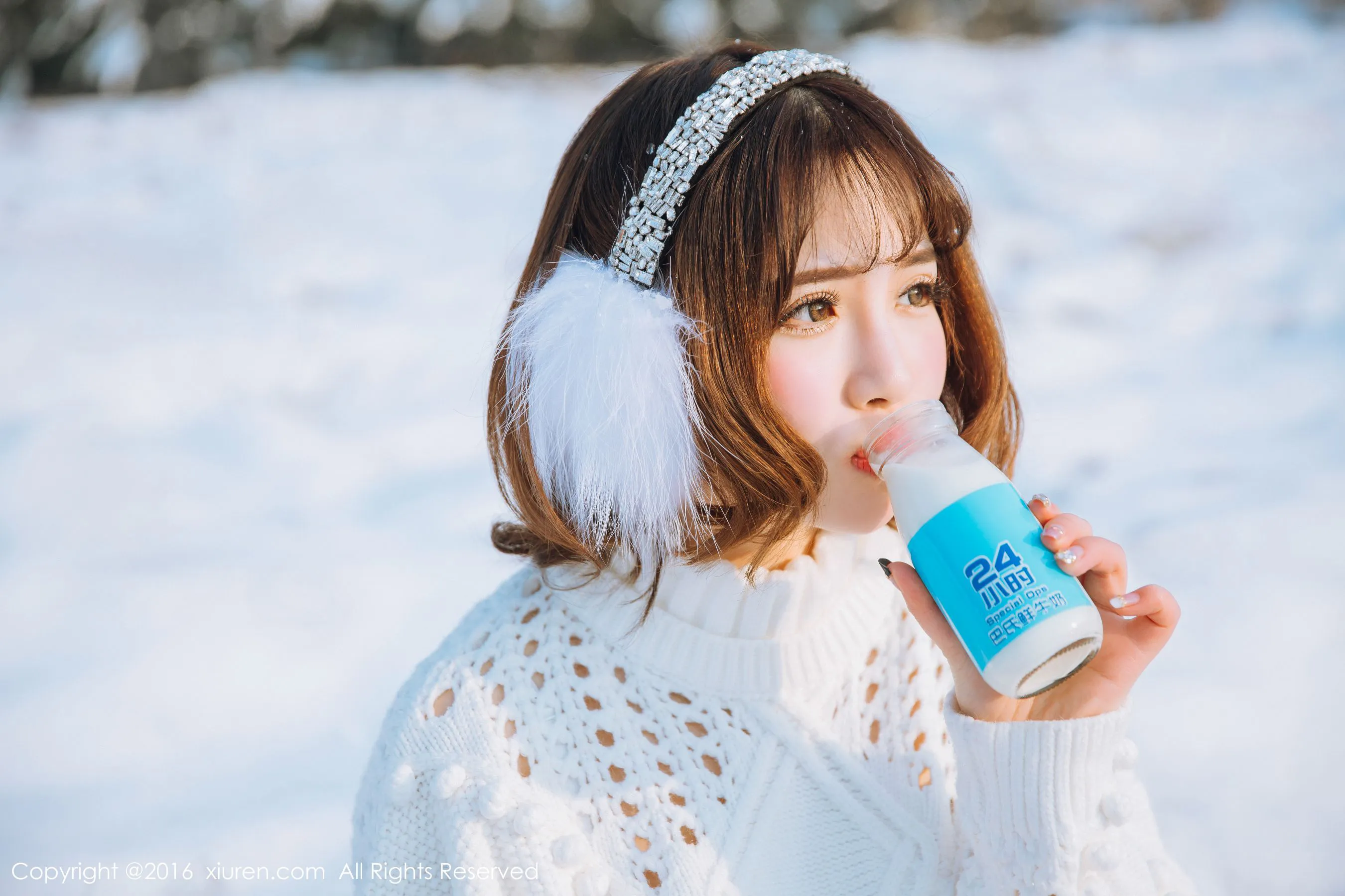 徐cake《新春雪景套图》 秀人网 No.484