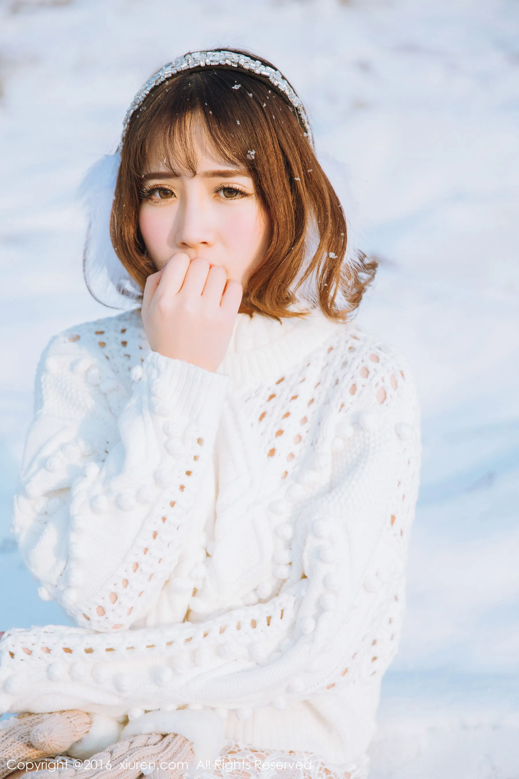 徐cake《新春雪景套图》 秀人网 No.484