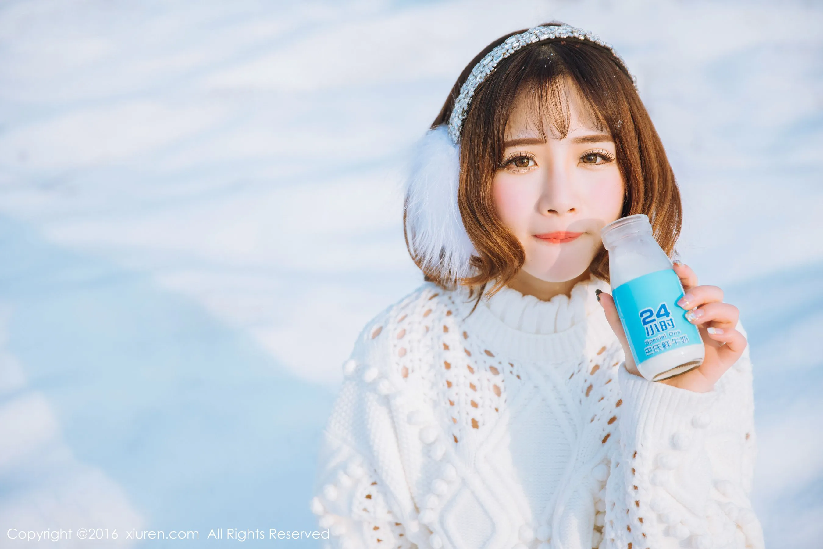 徐cake《新春雪景套图》 秀人网 No.484