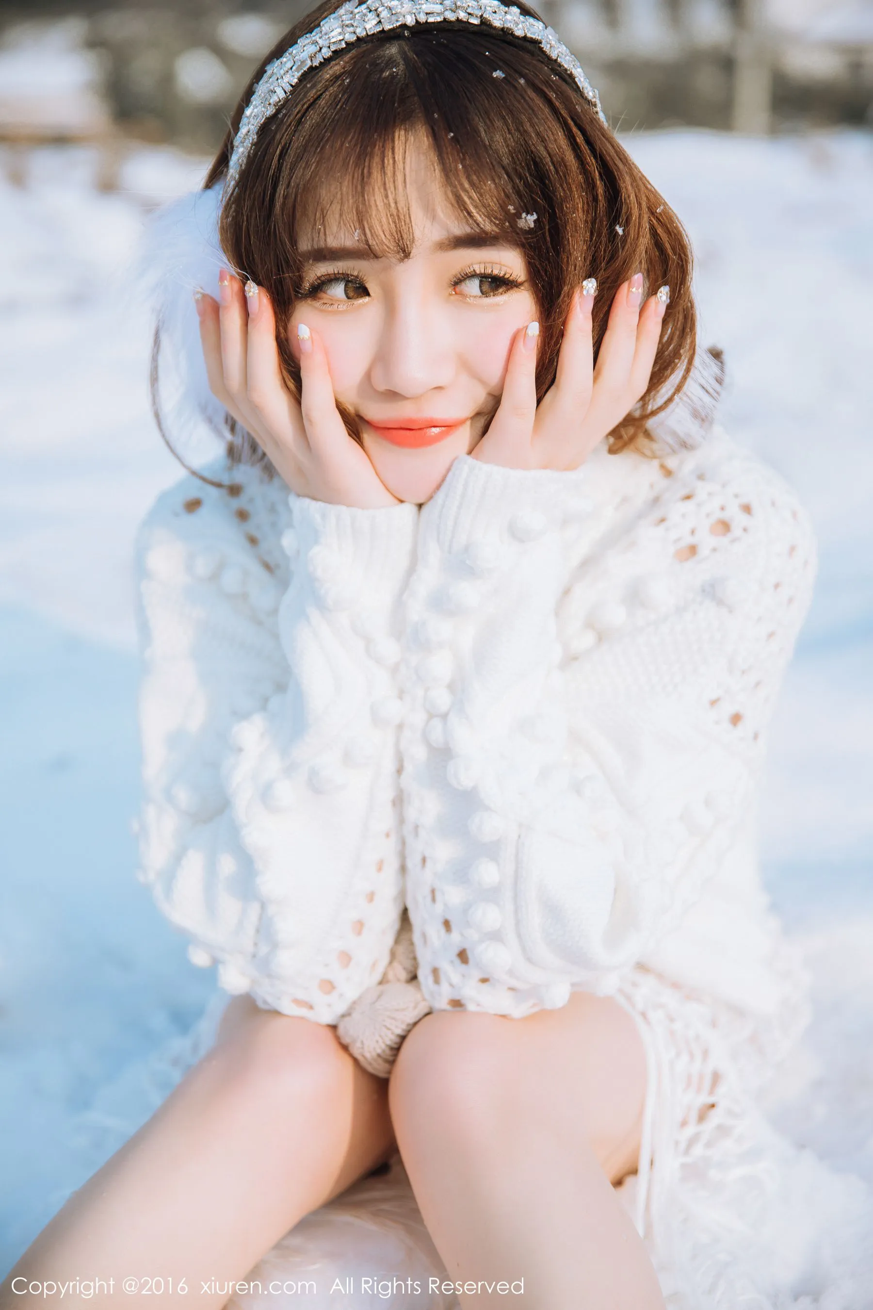 徐cake《新春雪景套图》 秀人网 No.484