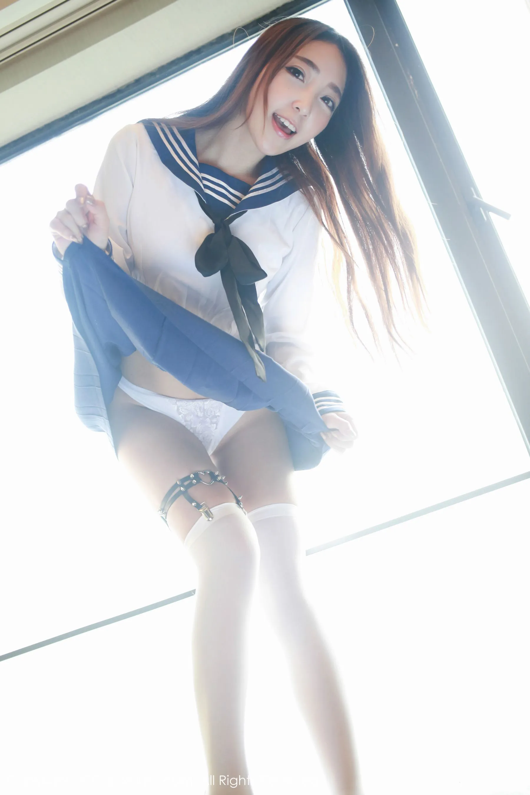 黄歆苑《学生装制服诱惑+抹胸内衣》 秀人网 No.486