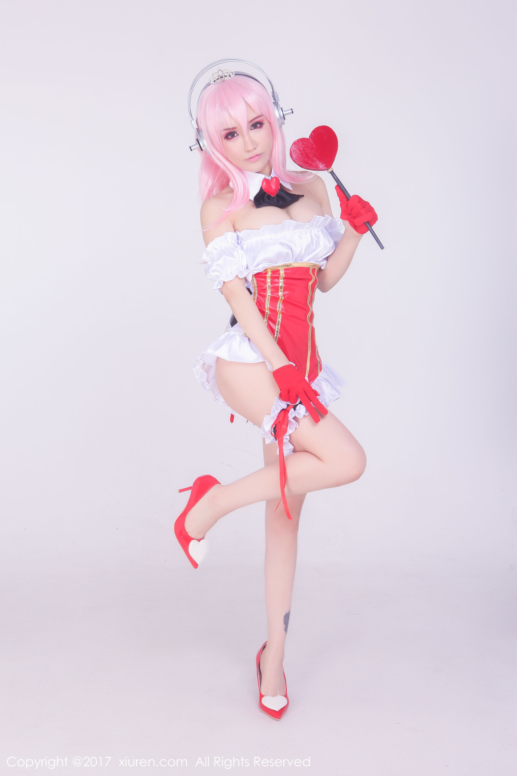 K8傲娇萌萌Vivian《COS超级索尼子+梦幻七彩裙子》 秀人网XIUREN No.722