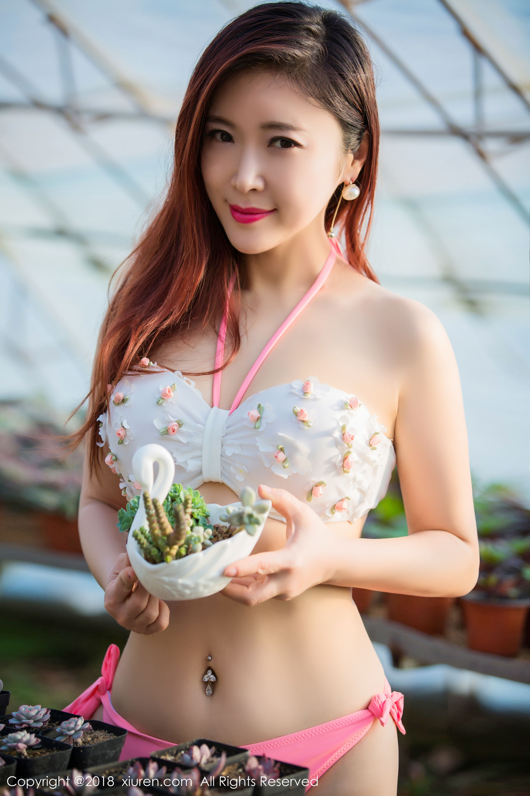 西希白兔《花房》 秀人 No.924