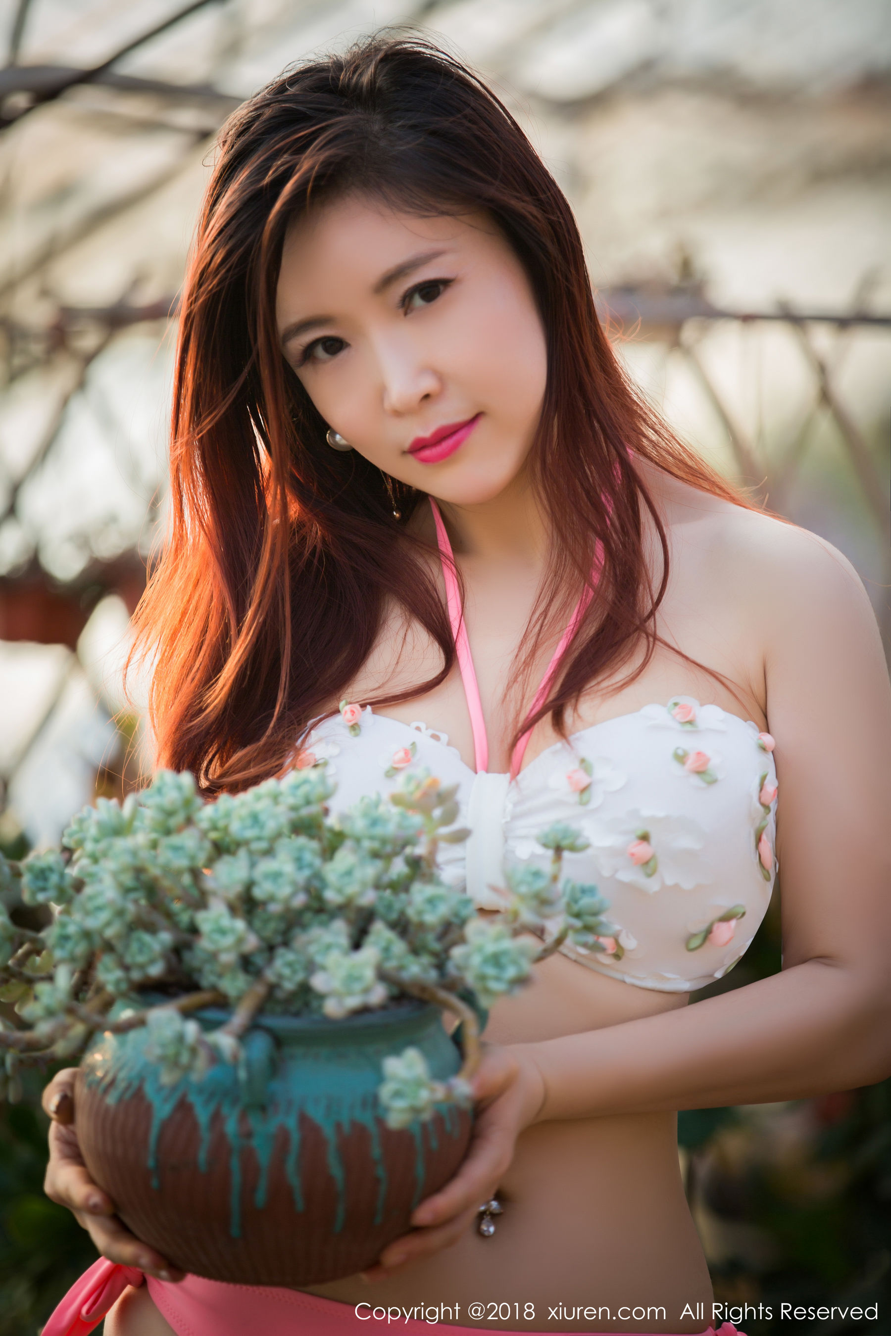 西希白兔《花房》 秀人 No.924