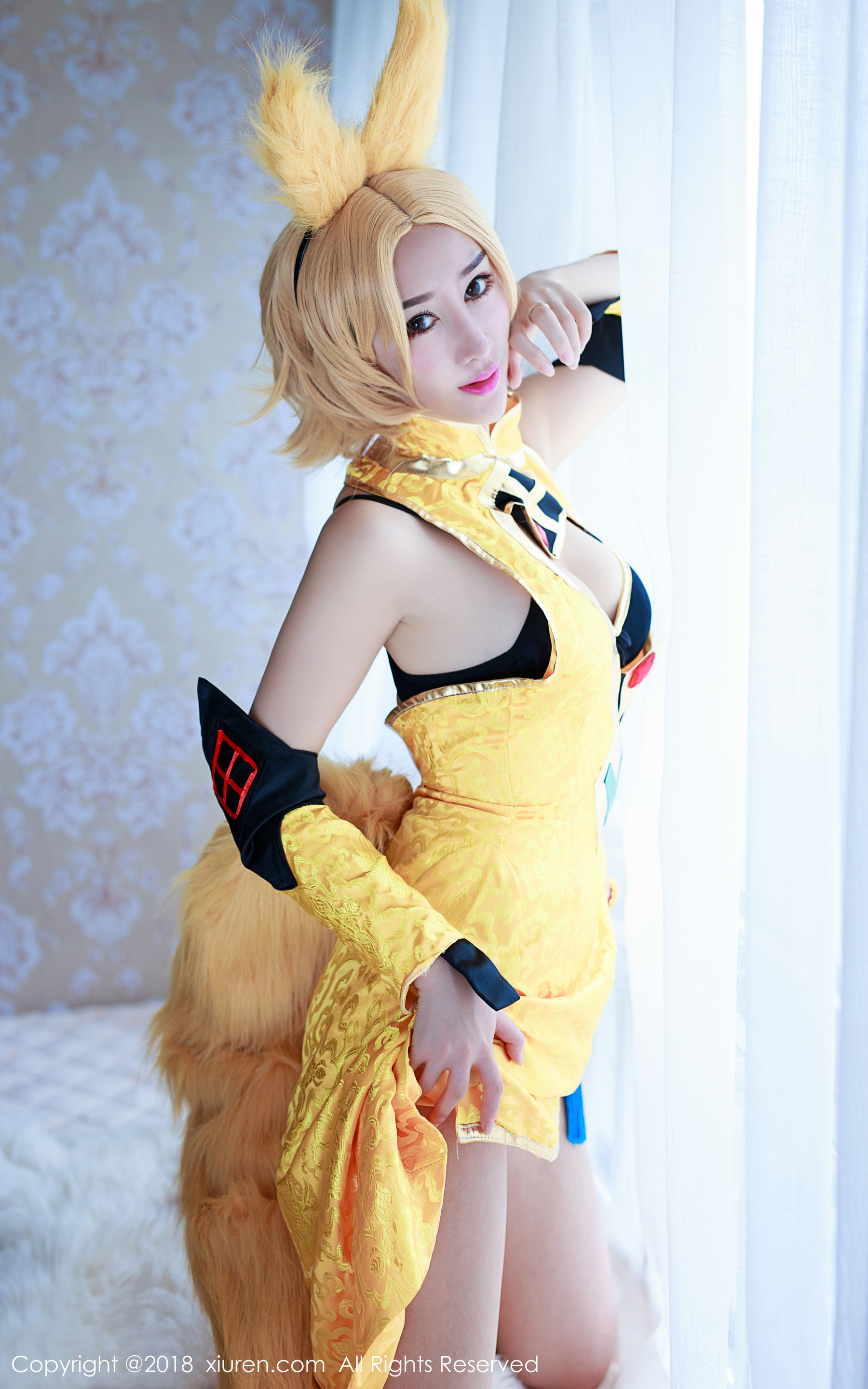 邹晶晶女王《王者荣耀妲己COS》 秀人 No.937 插图3