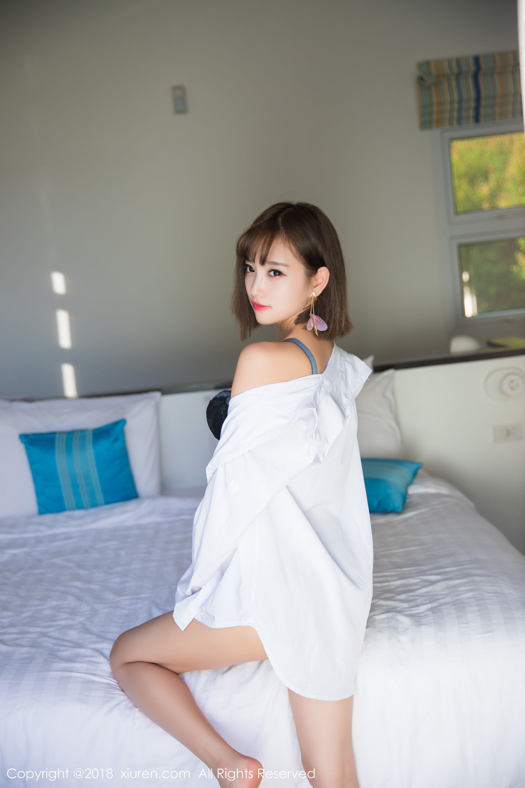 杨晨晨sugar《白衬衫、蕾丝内衣》 XiuRen 秀人网 No.1027