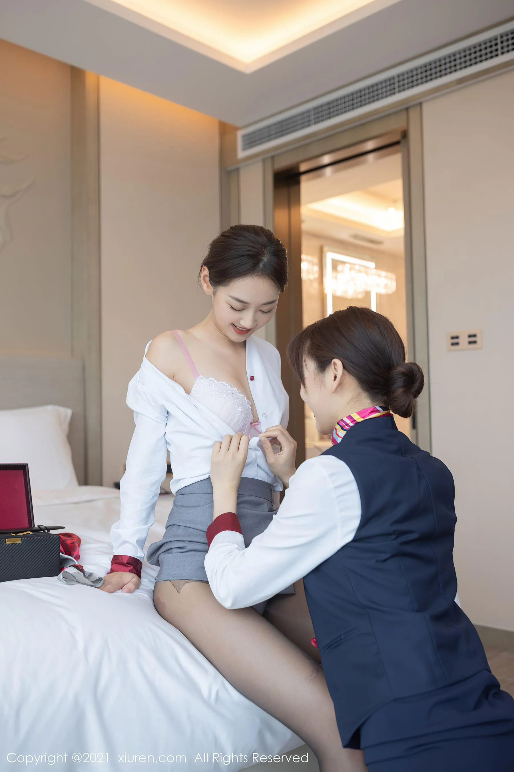 秀人 No.3371 陆萱萱&#038;唐安琪