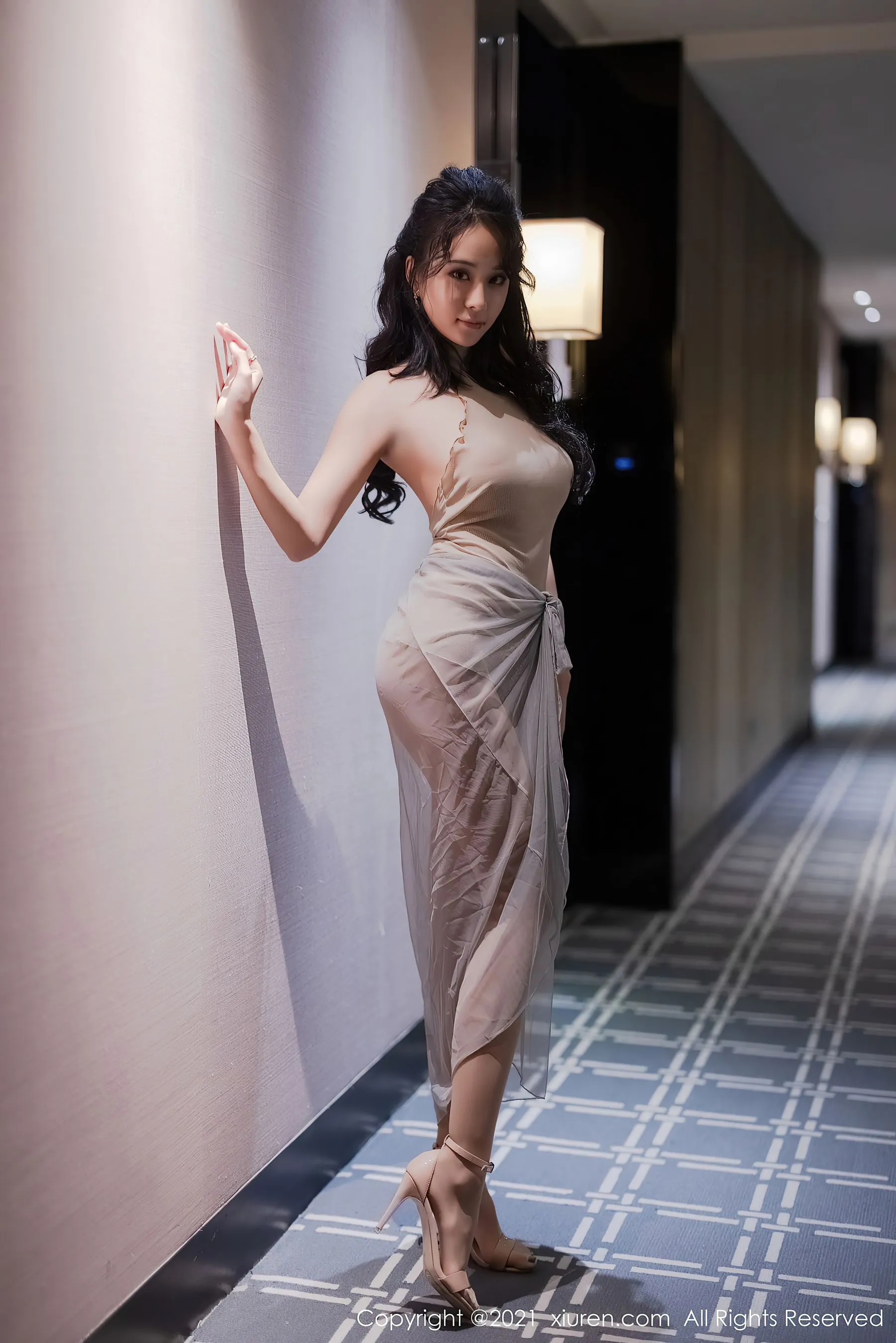 秀人 No.3614 蓝夏Akasha