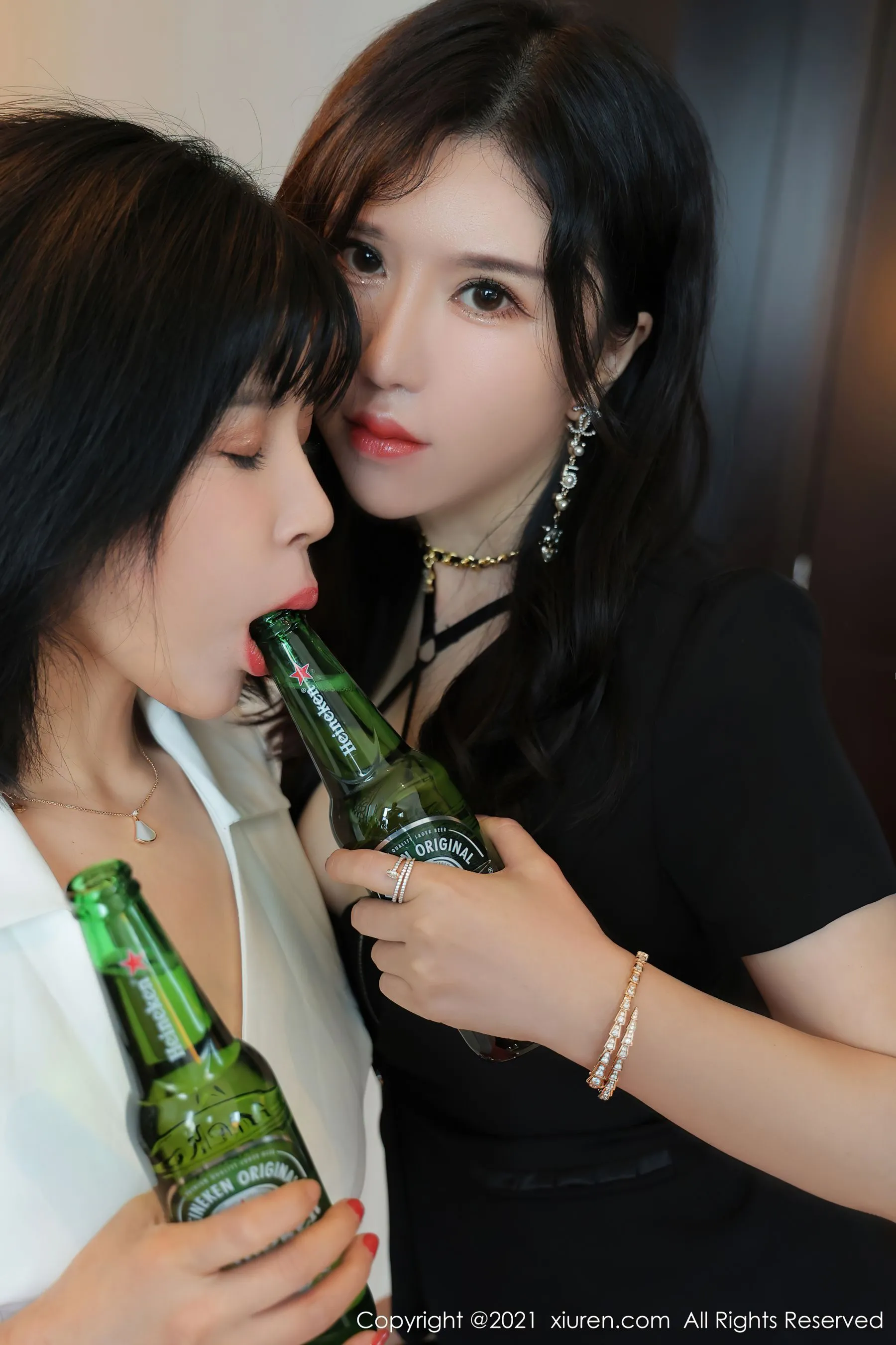 秀人 No.4047 乖乖小野喵&#038;Lucky沈欢欣