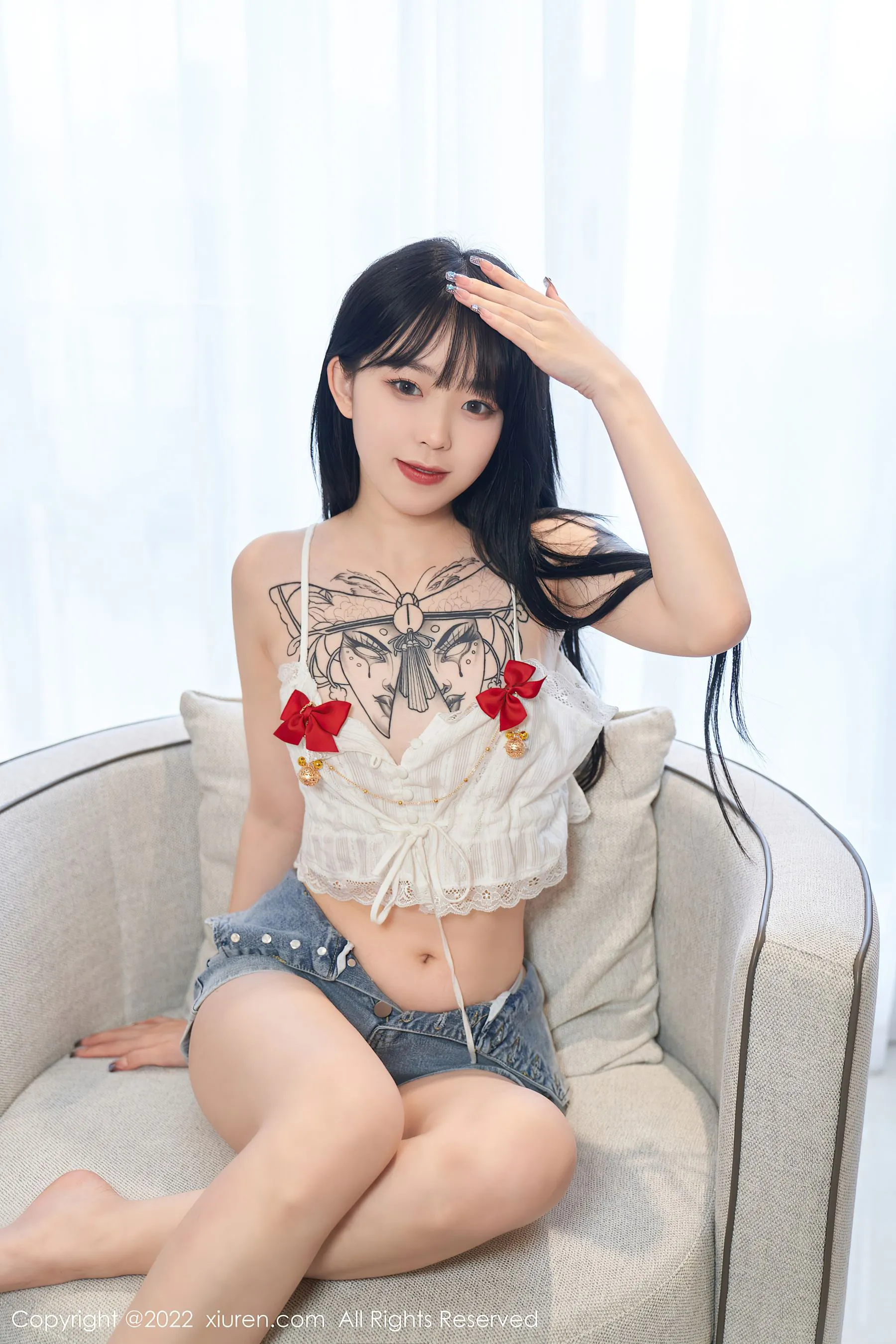 秀人网 No.5124 奶瓶. 牛仔裤美腿