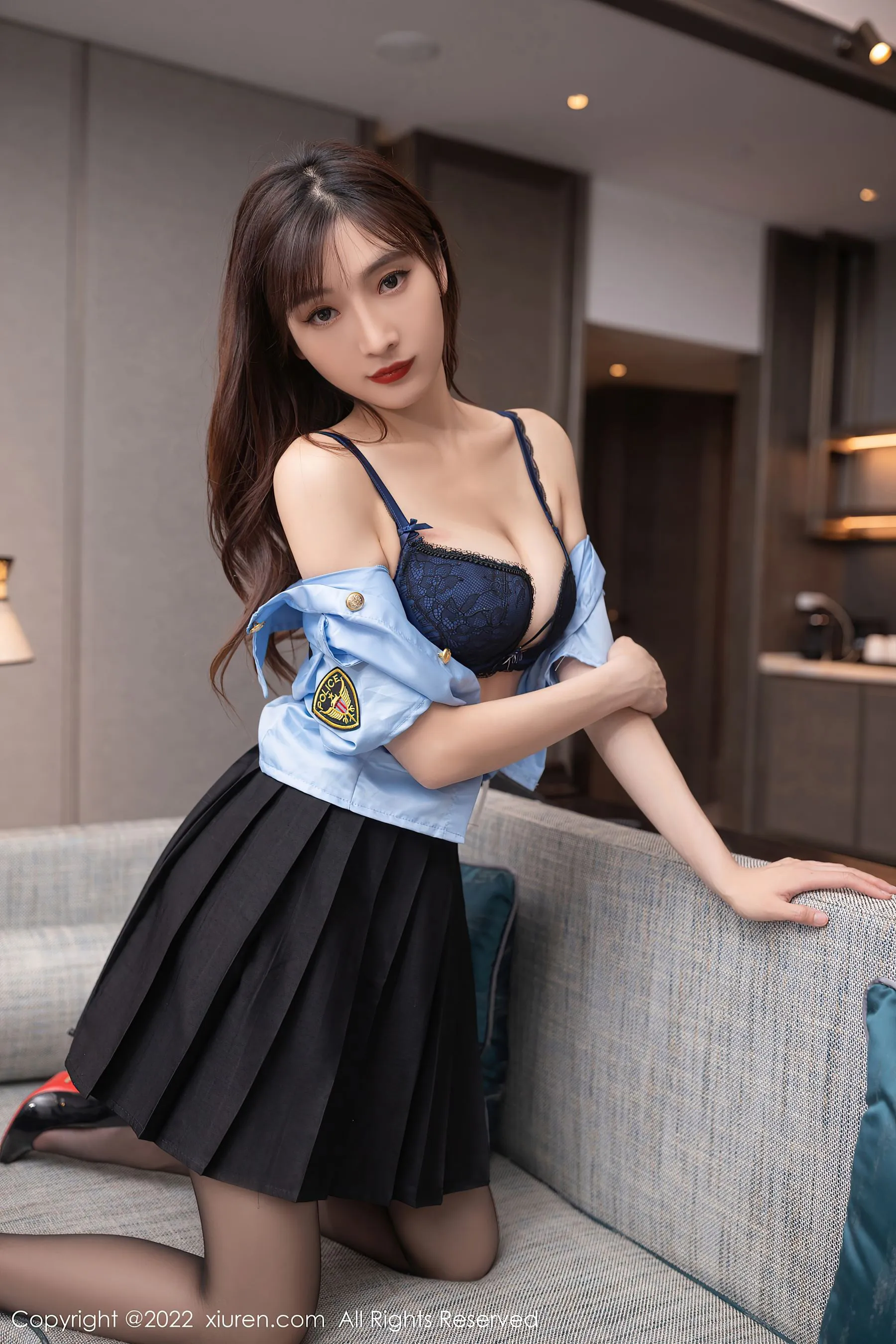 秀人网 No.5461 陆萱萱 制服美腿