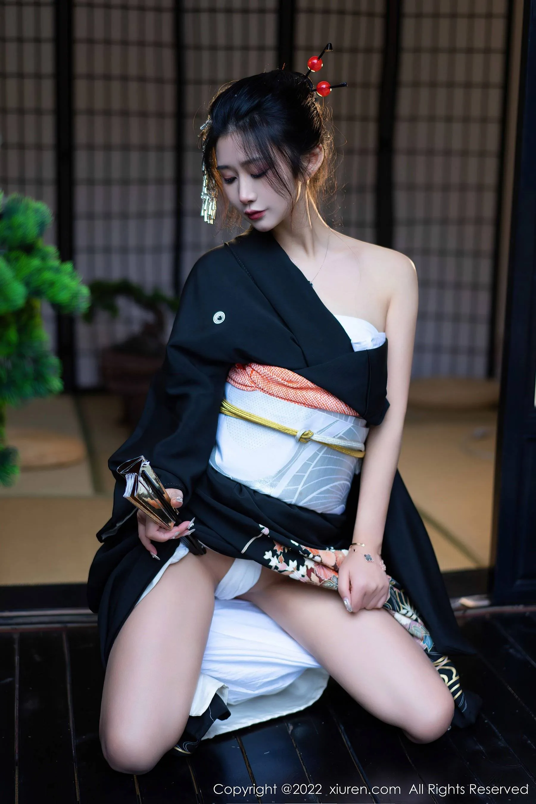 秀人网 No.5932 laura阿姣 和服美腿