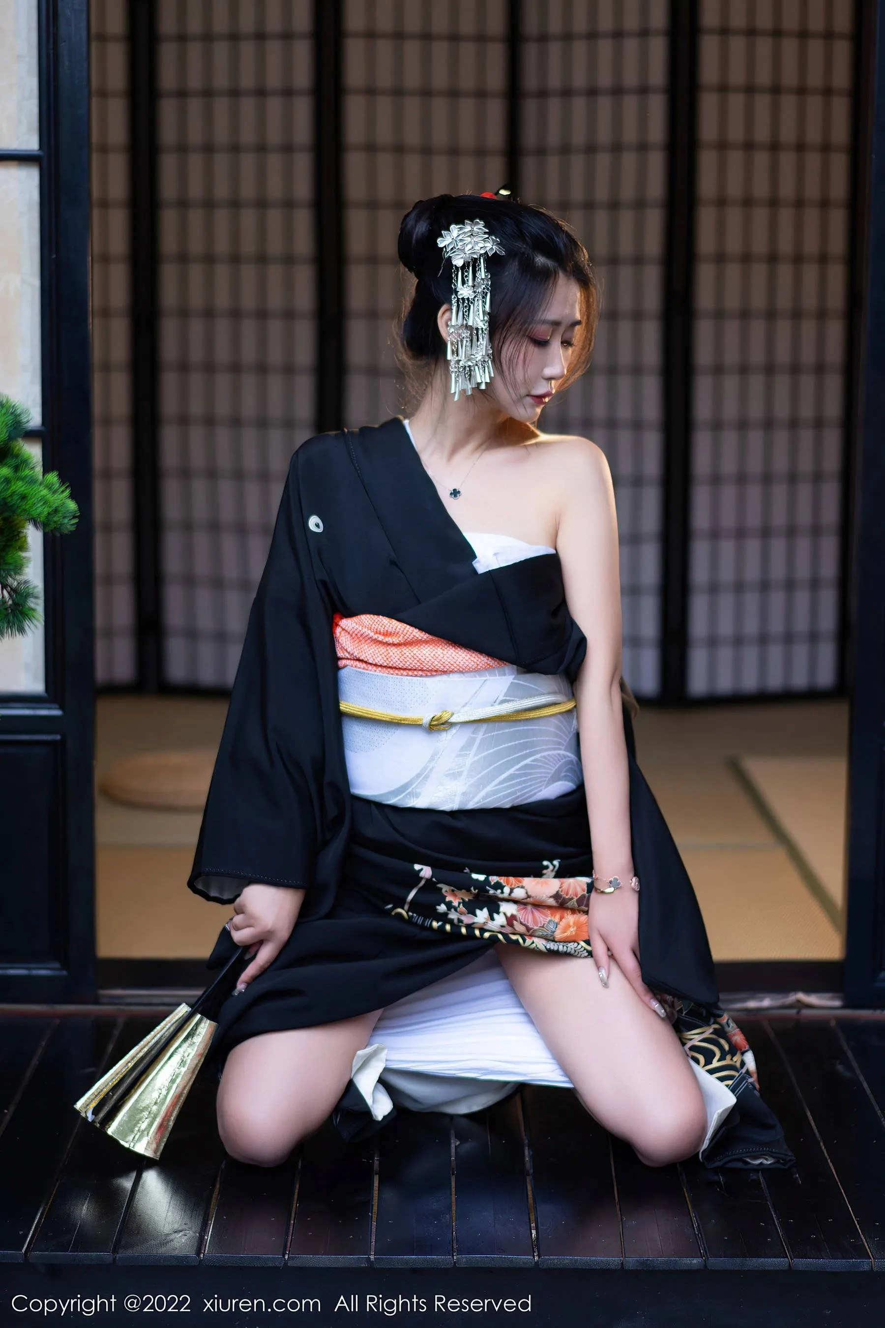 秀人网 No.5932 laura阿姣 和服美腿