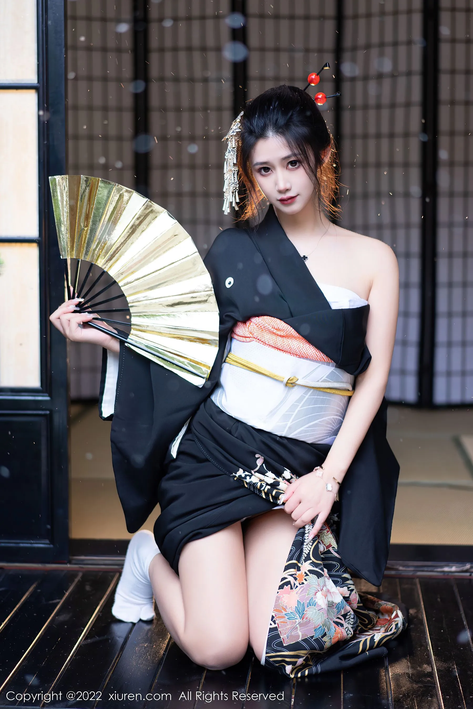 秀人网 No.5932 laura阿姣 和服美腿