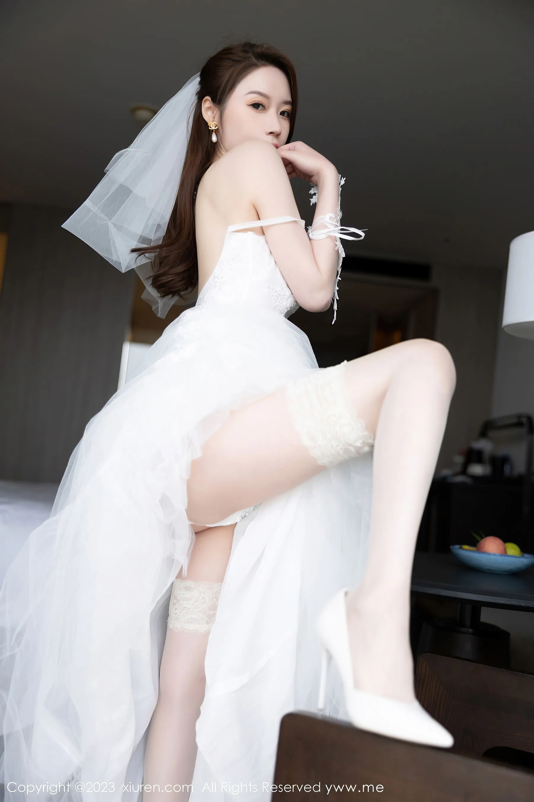 秀人网 No.6120 梦心玥 婚纱服