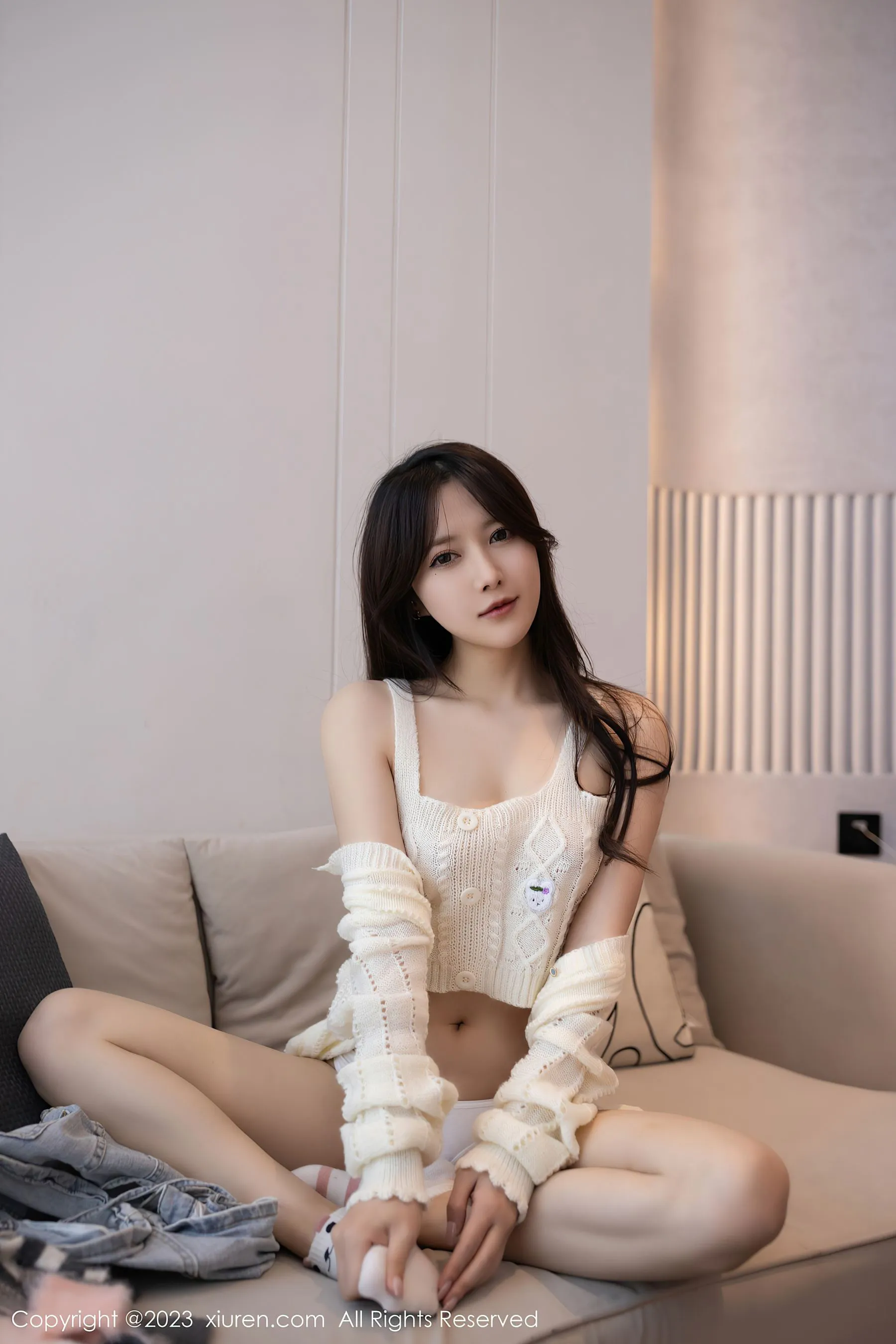 秀人网 No.6216 鱼子酱Fish 牛仔裤美臀