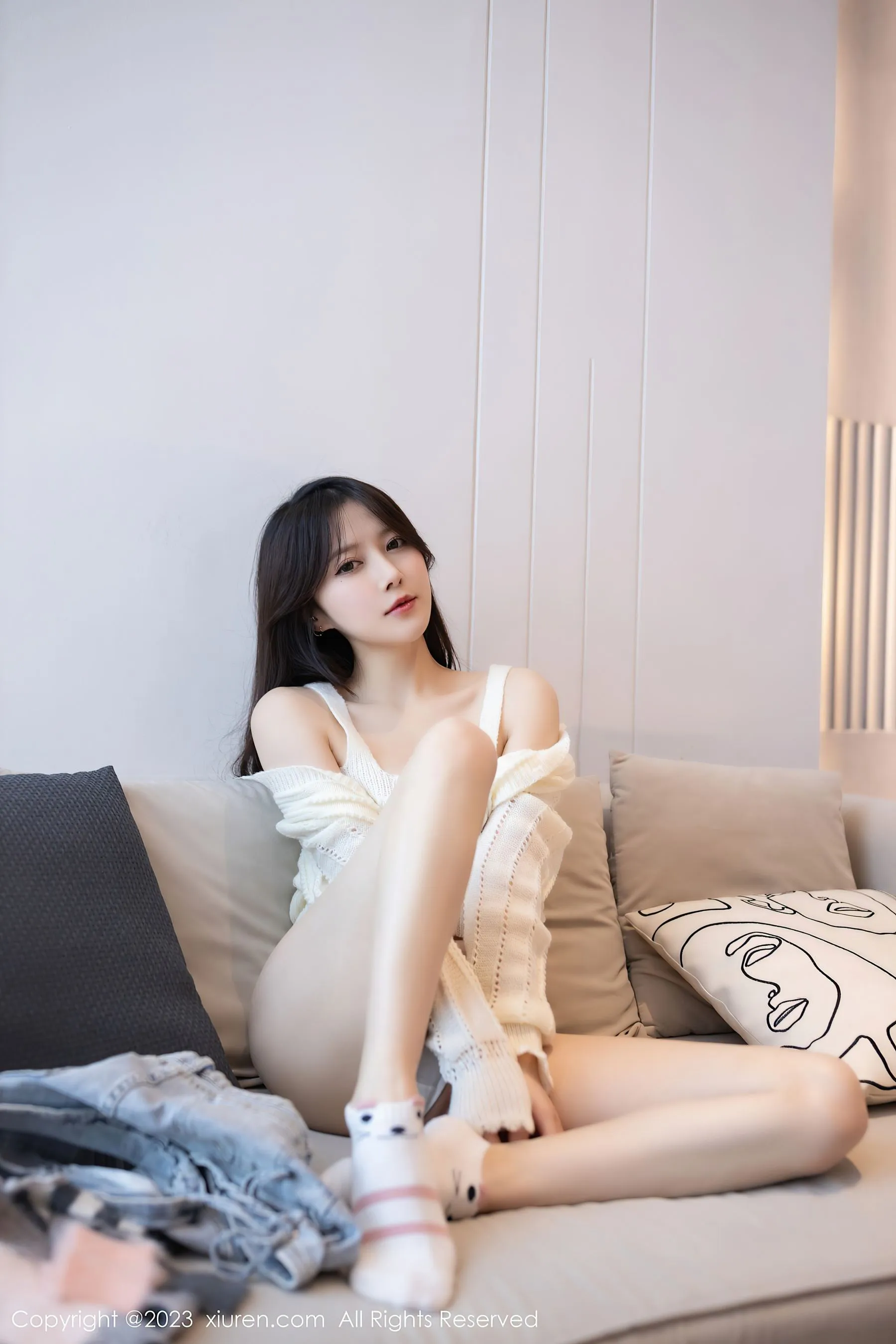 秀人网 No.6216 鱼子酱Fish 牛仔裤美臀