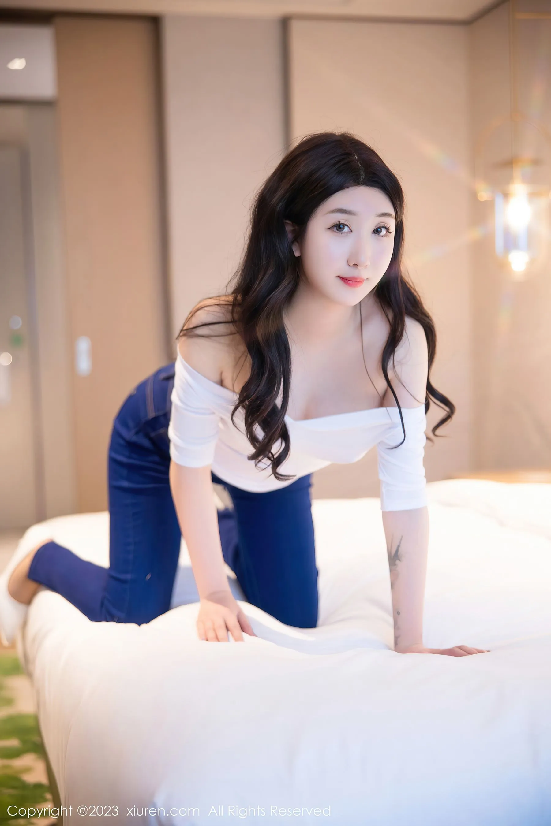 秀人网 No.6570 江真真 牛仔裤美臀