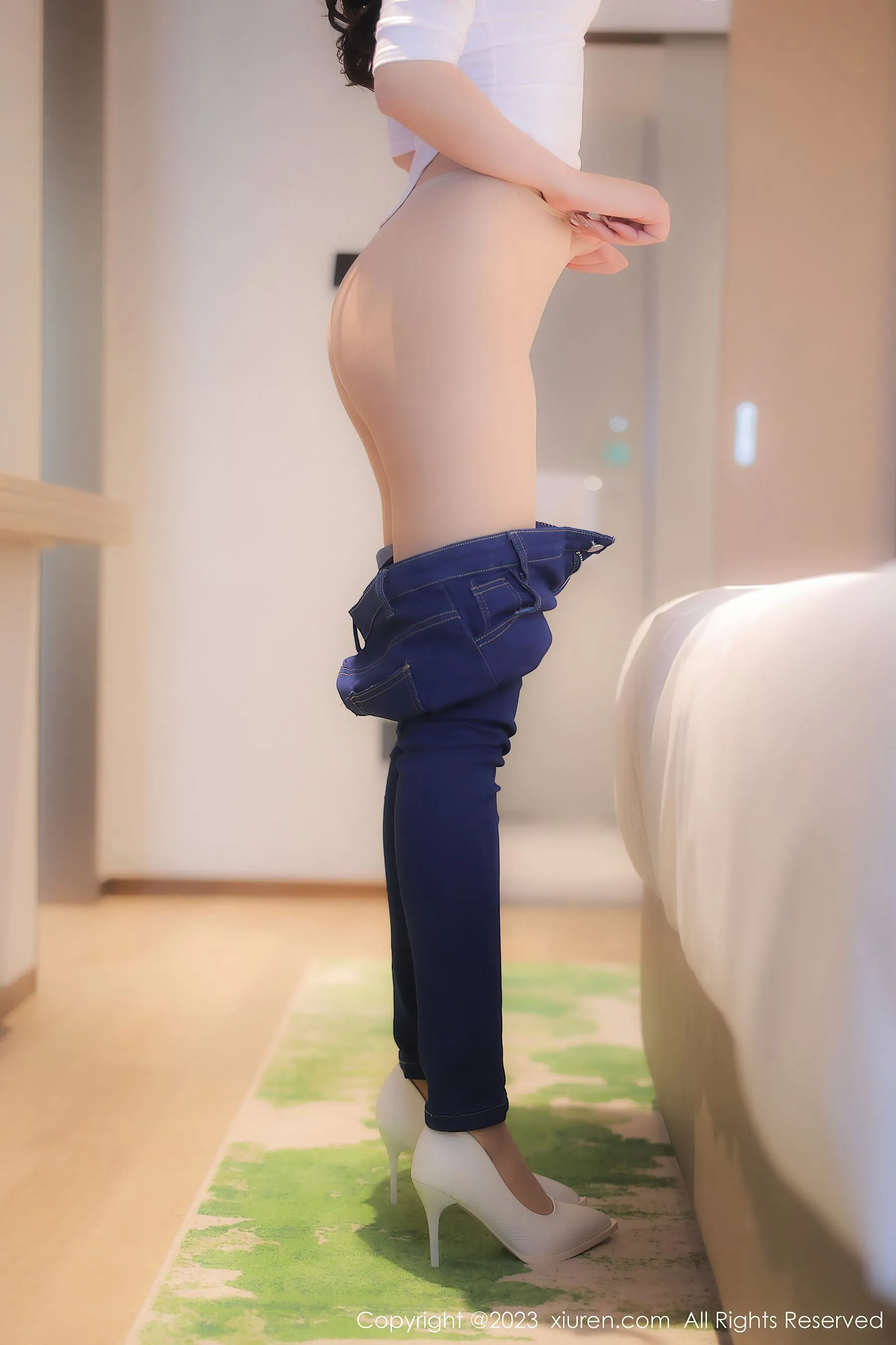 秀人网 No.6570 江真真 牛仔裤美臀