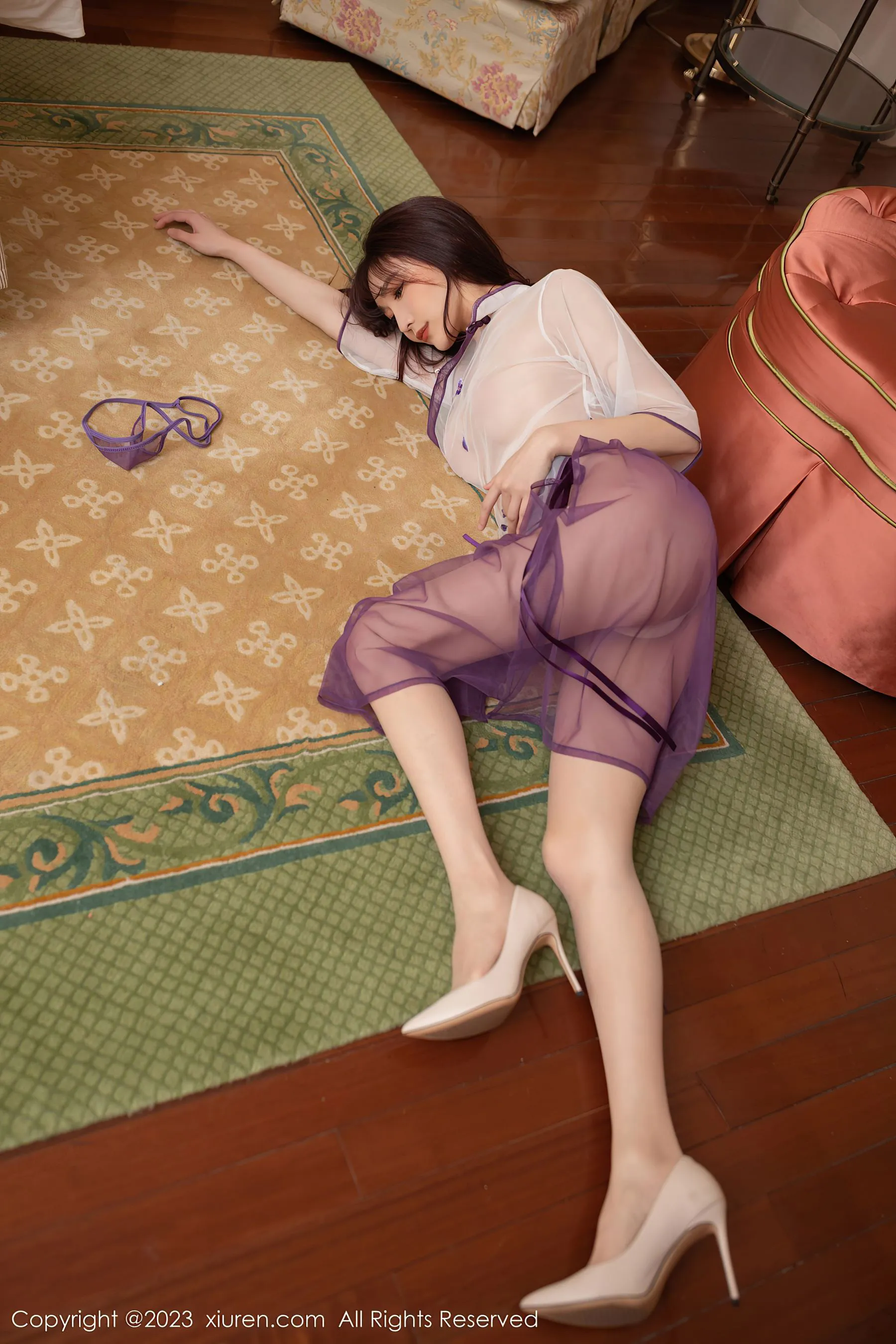 秀人网 No.6608 陆萱萱 古装美腿