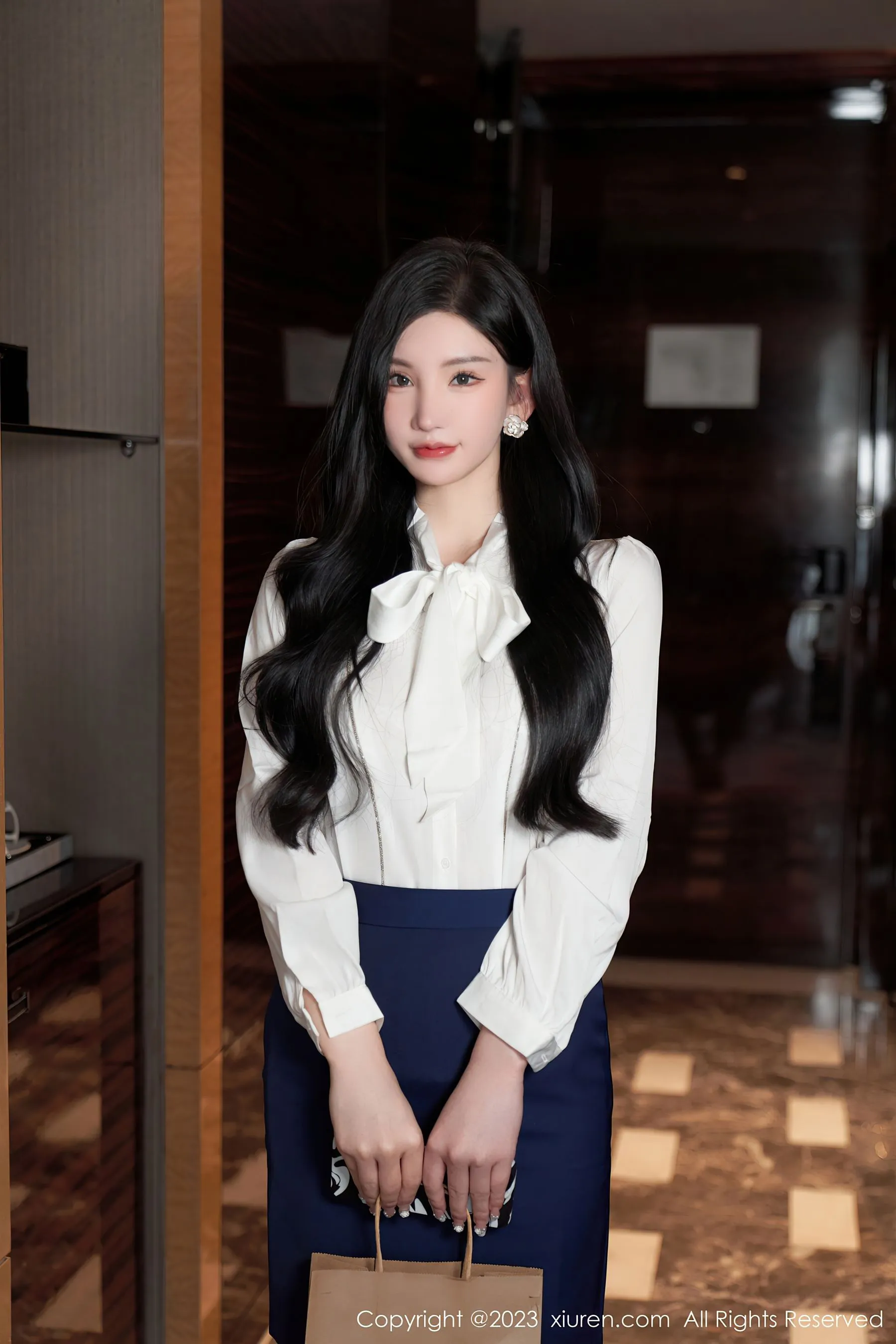 秀人网 No.6614 周于希Sally 黑丝美臀