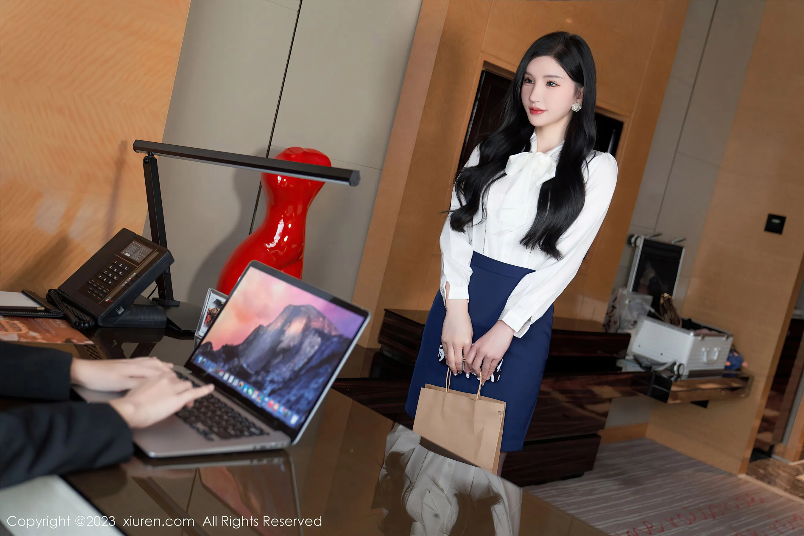 秀人网 No.6614 周于希Sally 黑丝美臀