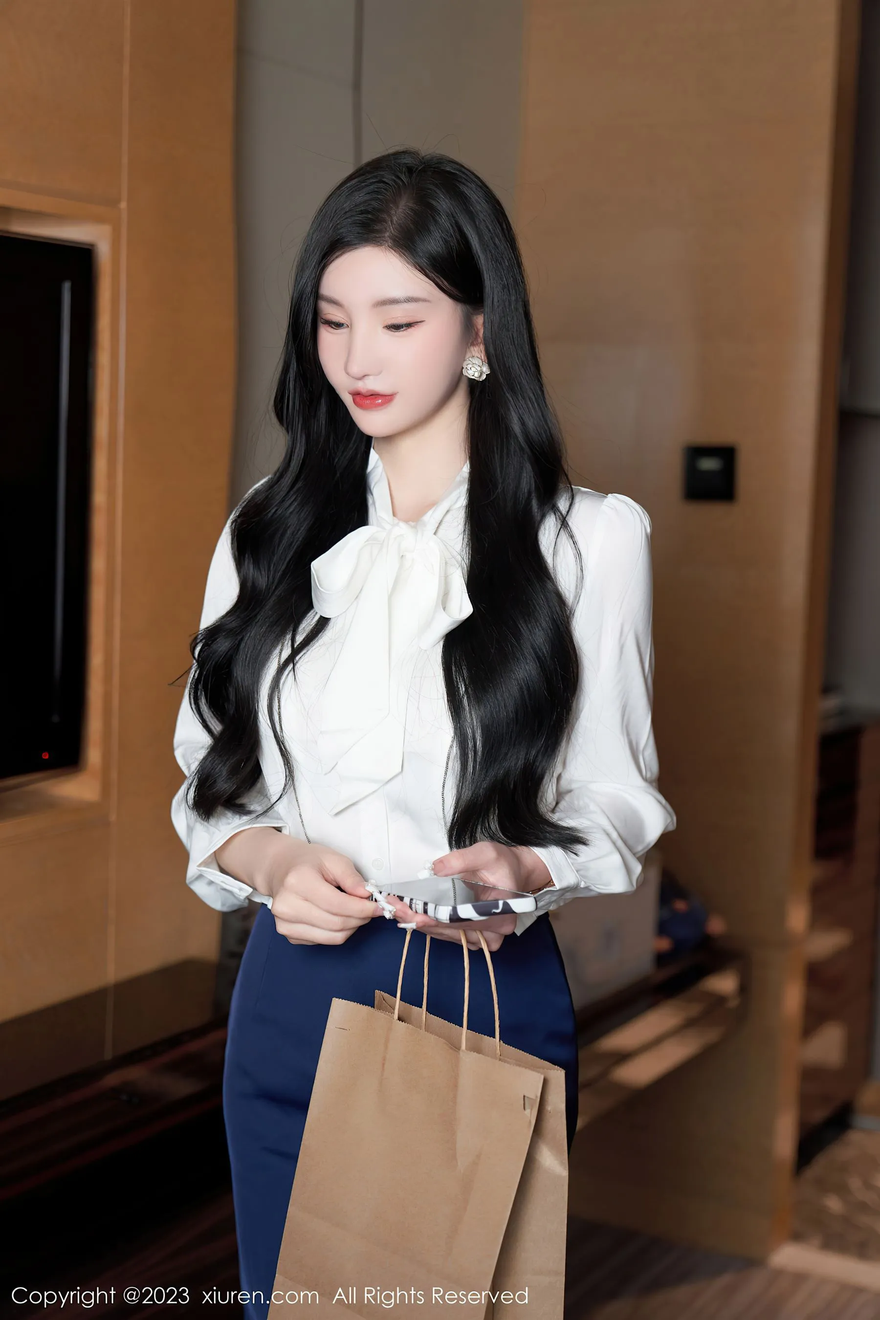 秀人网 No.6614 周于希Sally 黑丝美臀