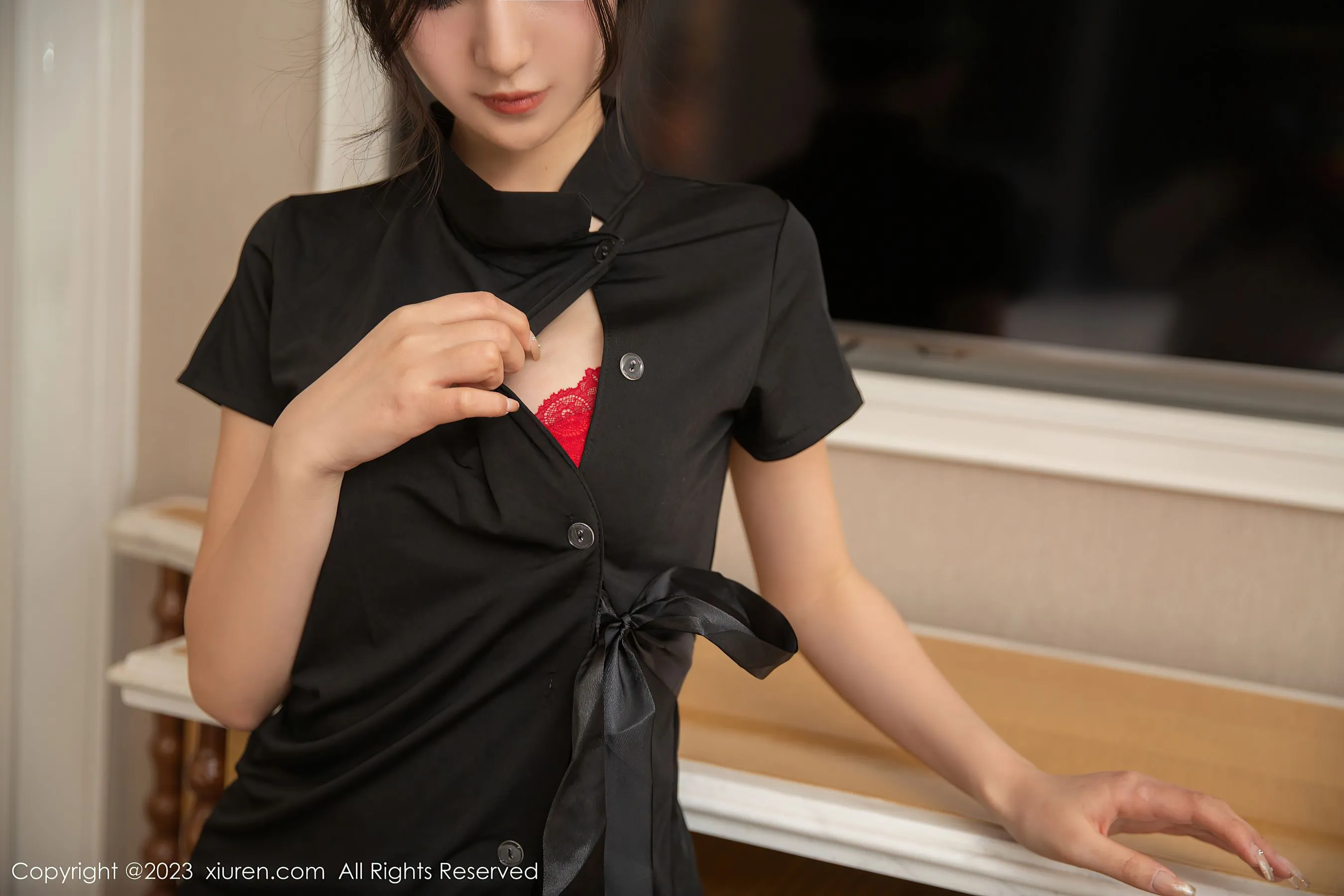 秀人网 No.6705 熊小诺 网格袜美腿