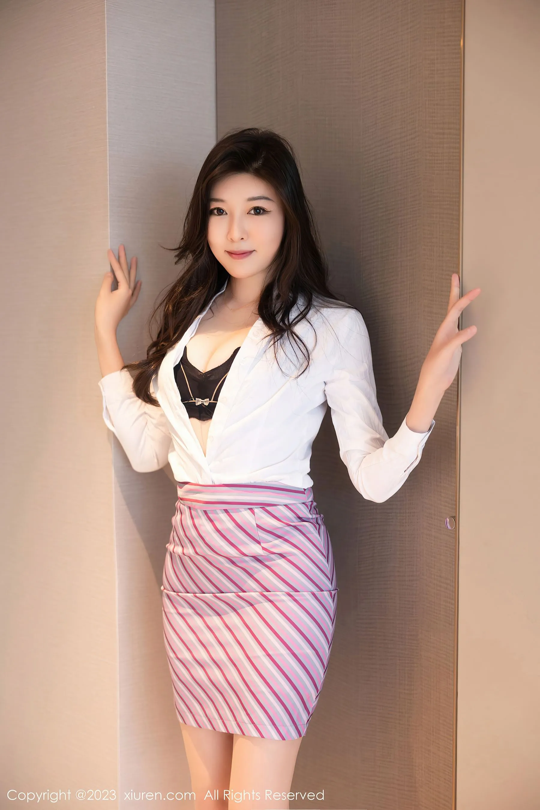 秀人网 No.6741 卡卡酱 空姐制服